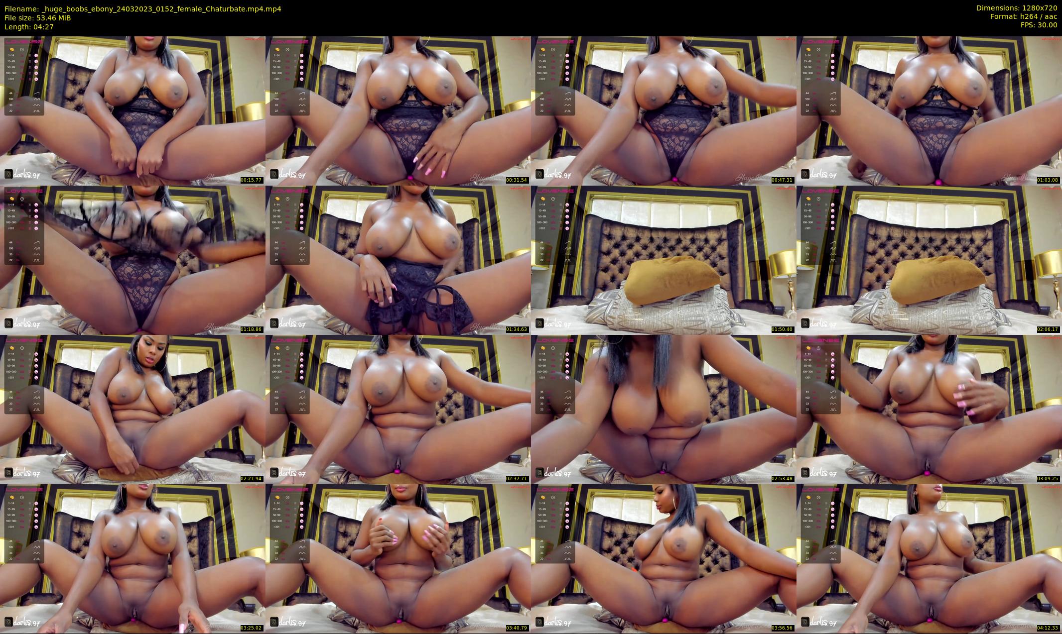 _huge_boobs_ebony — 5 minute Chaturbate female cam show recording, 720p, Mar 24, 2023