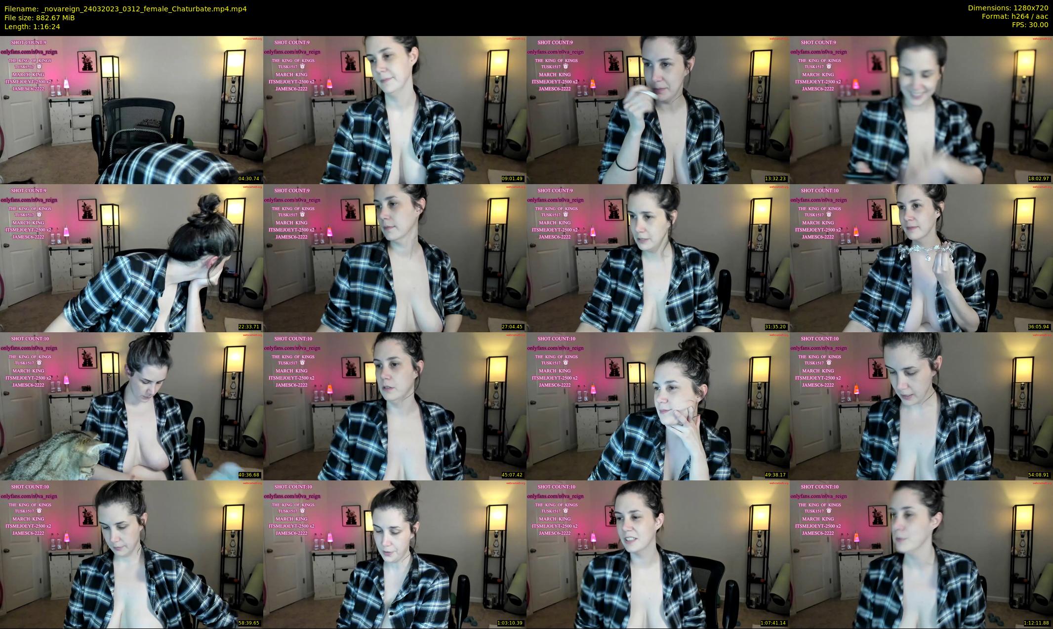 _novareign — 77 minute Chaturbate female cam show recording, 720p, Mar 24, 2023