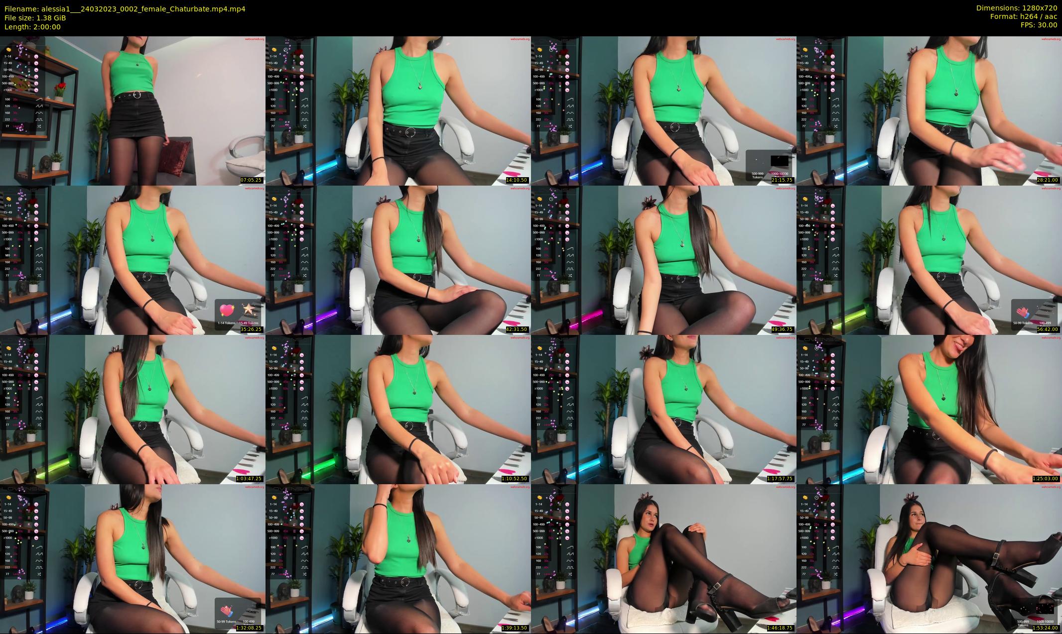 alessia1__ — 120 minute Chaturbate female cam show recording, 720p, Mar 24, 2023