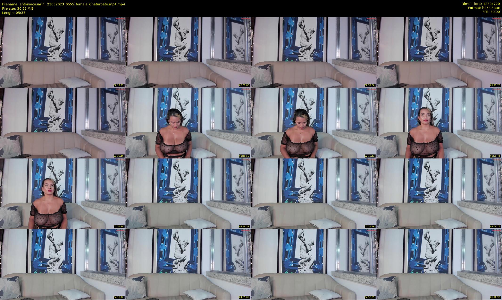 antoniacasarini — 6 minute Chaturbate female cam show recording, 720p, Mar 23, 2023
