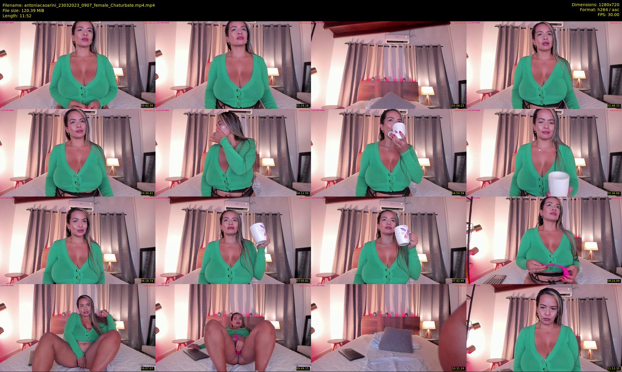 antoniacasarini — 12 minute Chaturbate female cam show recording, 720p, Mar 23, 2023