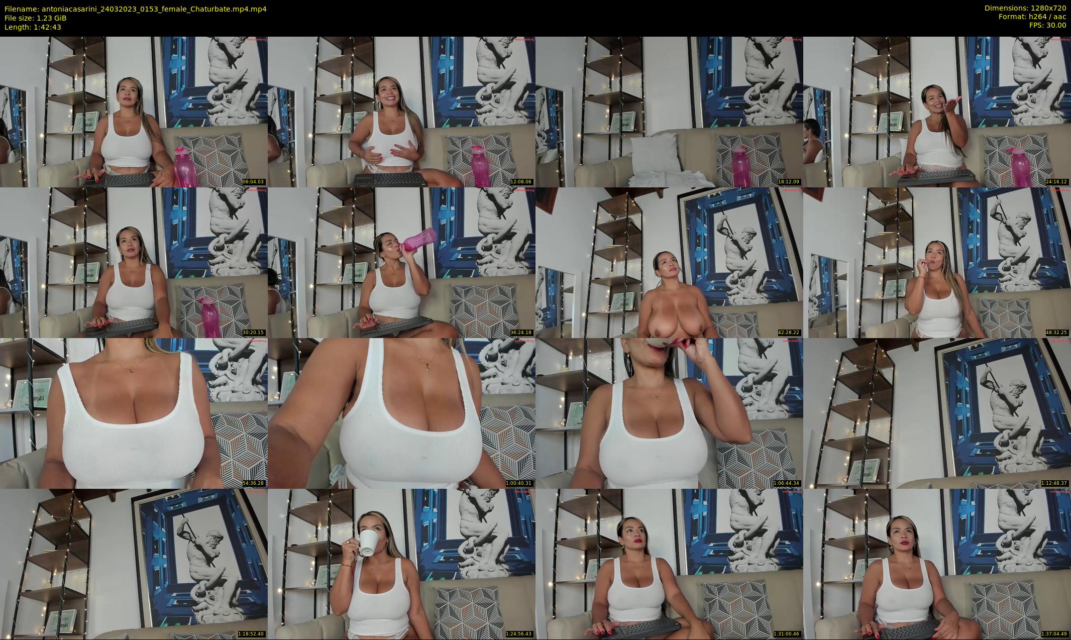 antoniacasarini — 103 minute Chaturbate female cam show recording, 720p, Mar 24, 2023