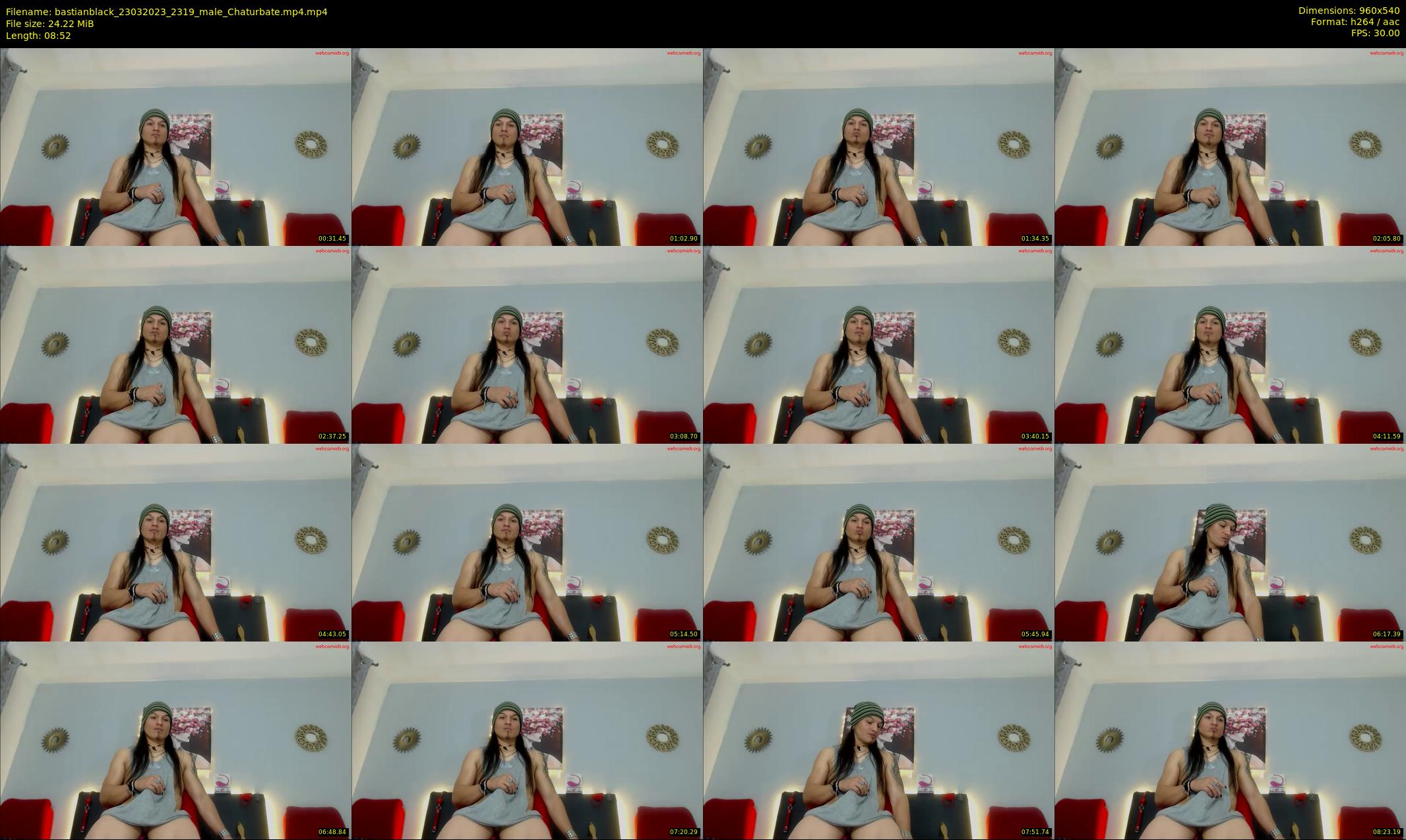 bastianblack — 9 minute Chaturbate male cam show recording, 480p, Mar 23, 2023