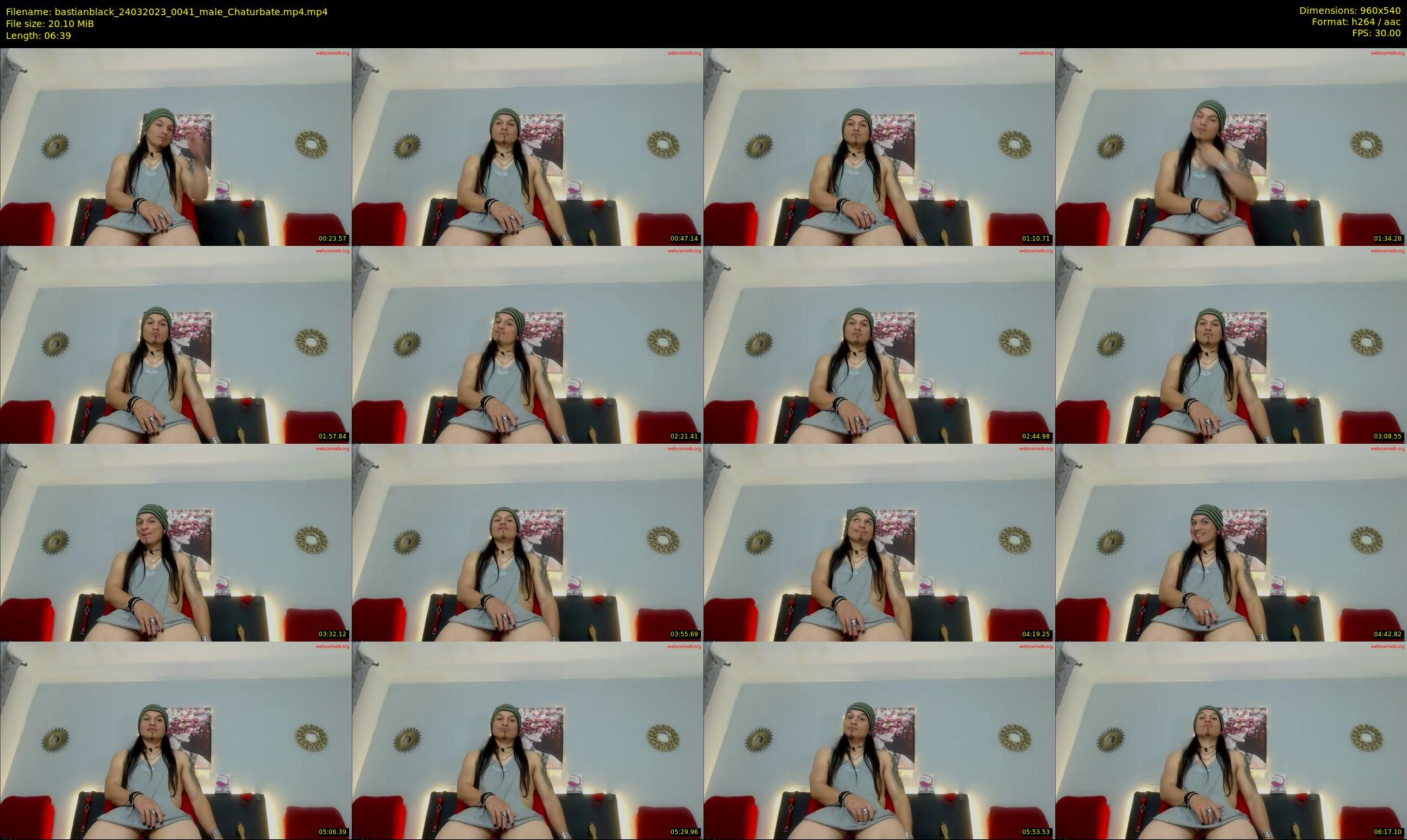 bastianblack — 7 minute Chaturbate male cam show recording, 480p, Mar 24, 2023