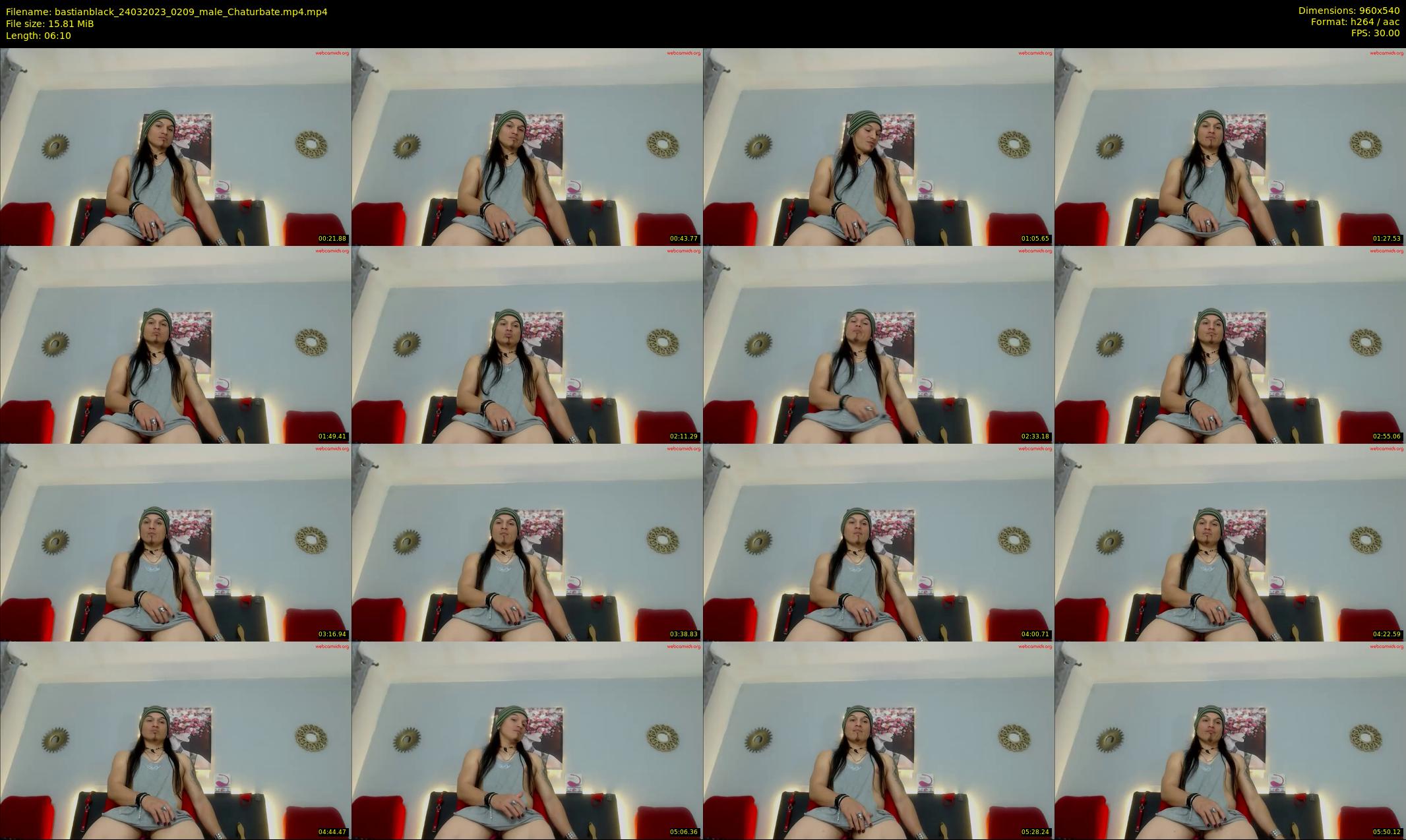 bastianblack — 7 minute Chaturbate male cam show recording, 480p, Mar 24, 2023