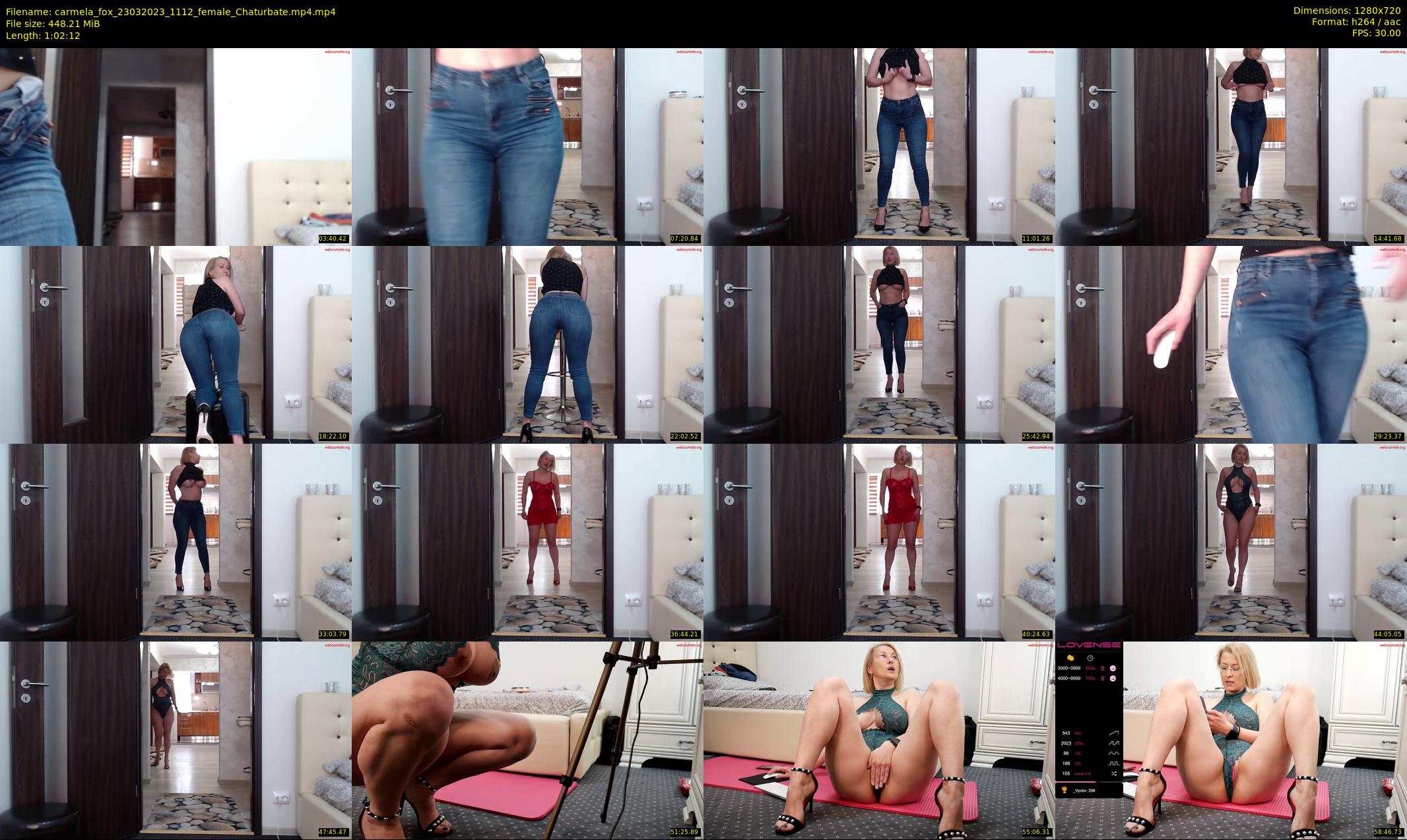 carmela_fox — 63 minute Chaturbate female cam show recording, 720p, Mar 23, 2023