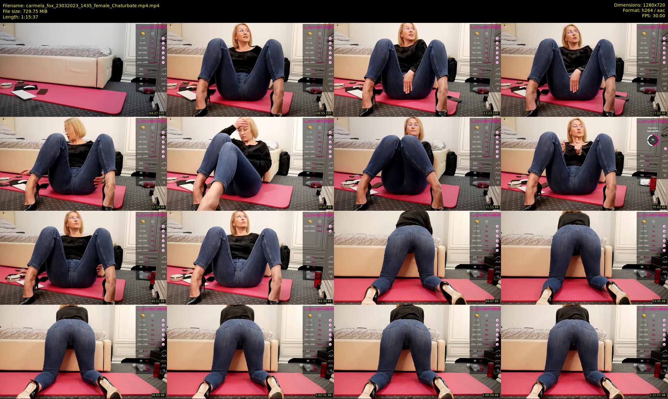 carmela_fox — 76 minute Chaturbate female cam show recording, 720p, Mar 23, 2023