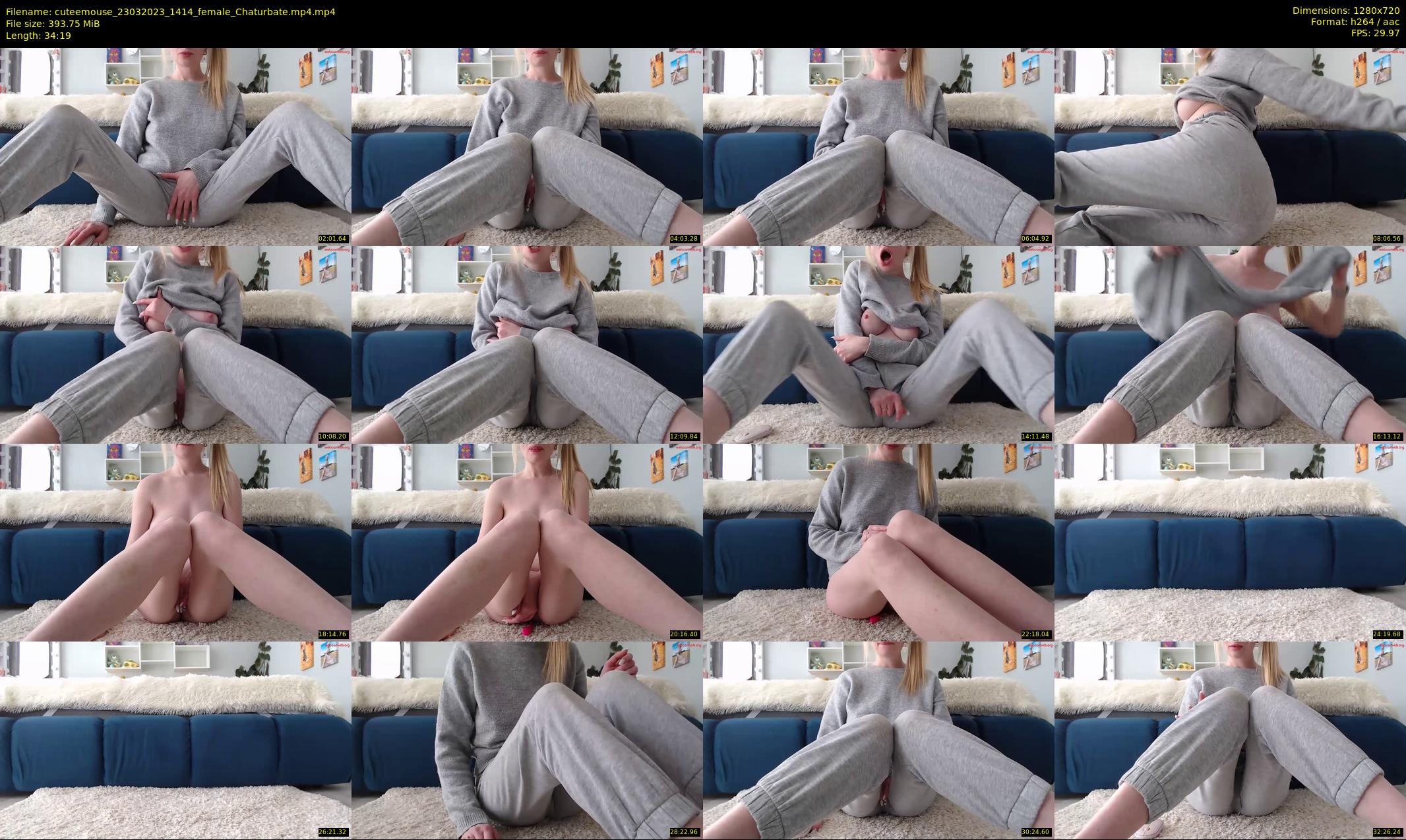 cuteemouse — 35 minute Chaturbate female cam show recording, 720p, Mar 23, 2023