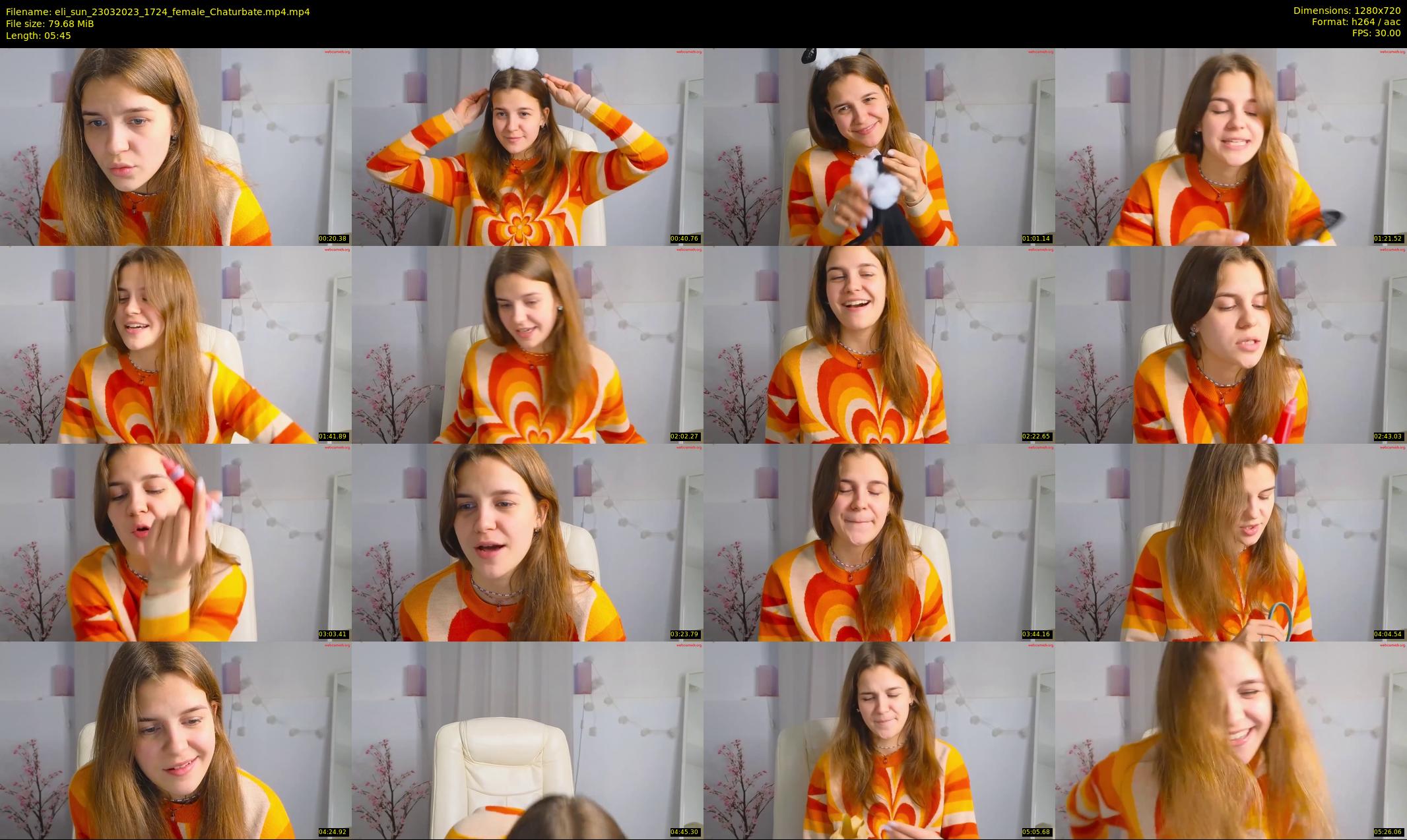 eli_sun — 6 minute Chaturbate female cam show recording, 720p, Mar 23, 2023
