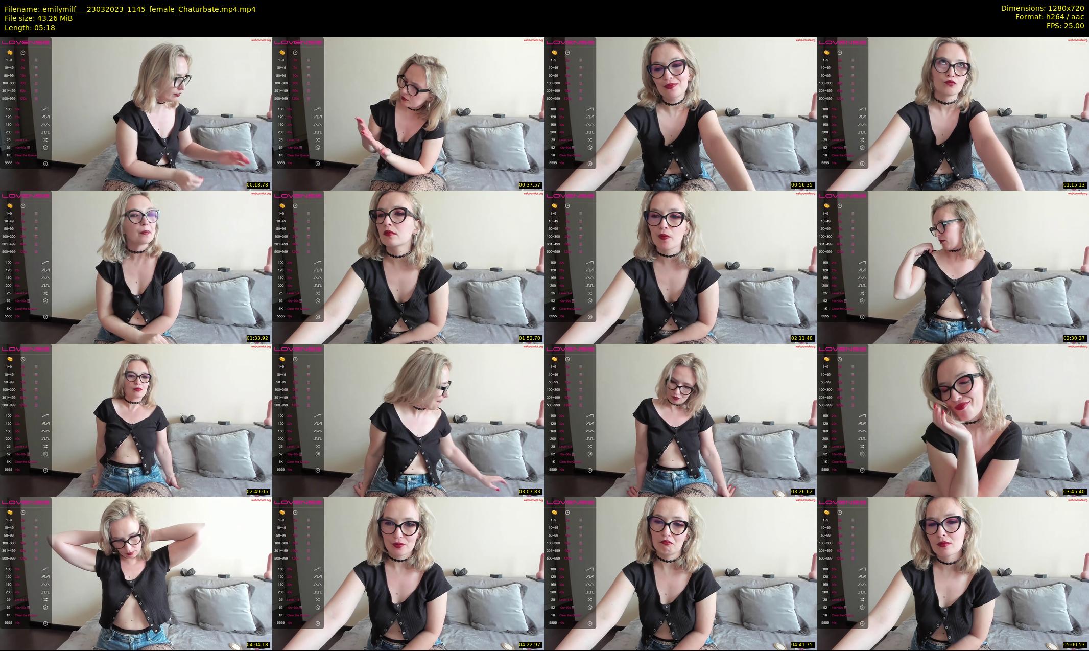 emilymilf__ — 6 minute Chaturbate female cam show recording, 720p, Mar 23, 2023