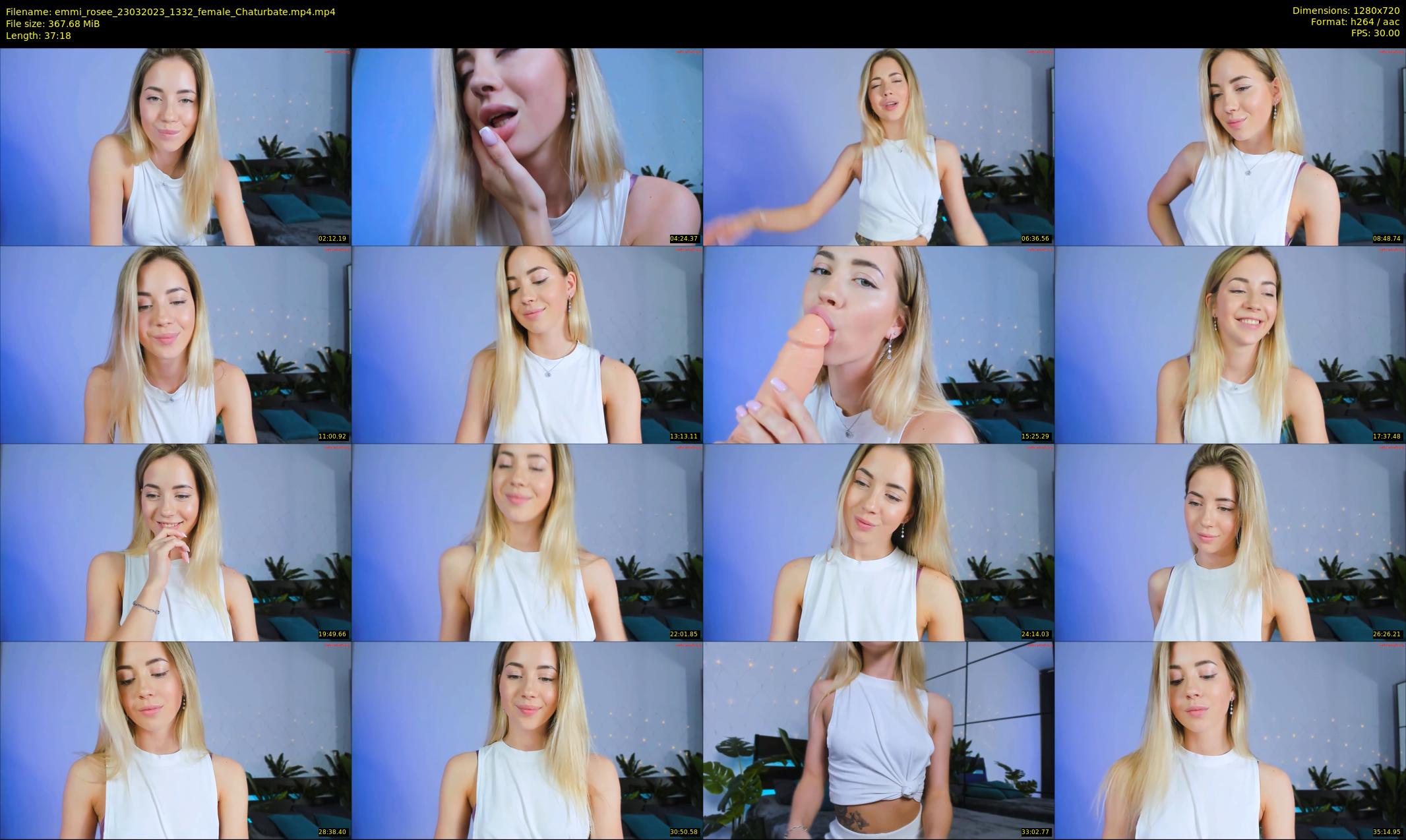 emmi_rosee — 38 minute Chaturbate female cam show recording, 720p, Mar 23, 2023