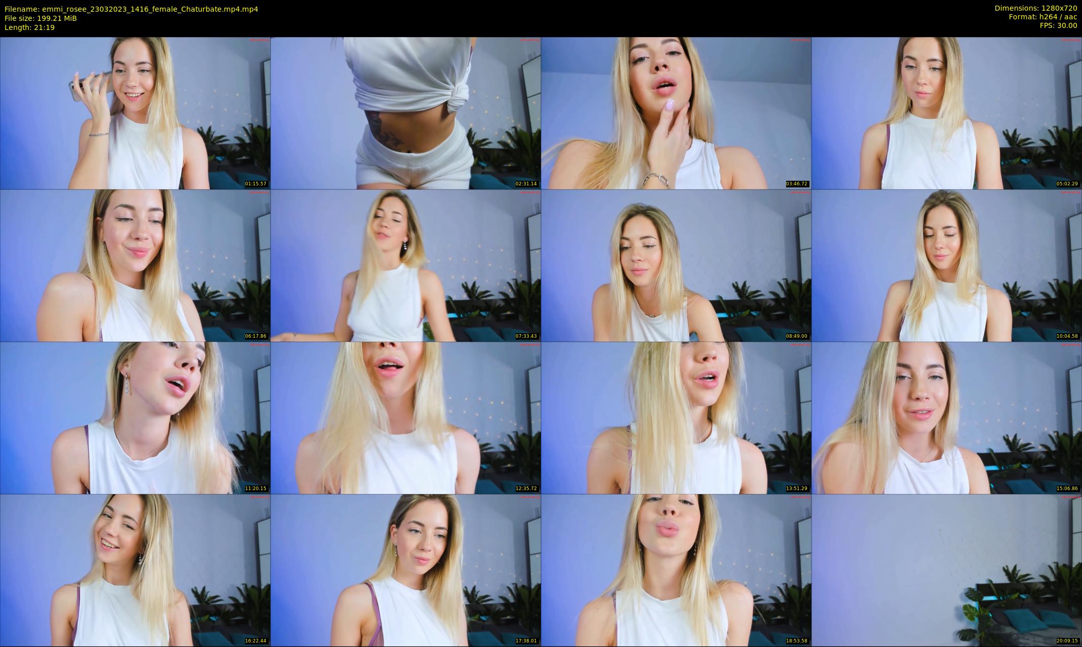 emmi_rosee — 22 minute Chaturbate female cam show recording, 720p, Mar 23, 2023
