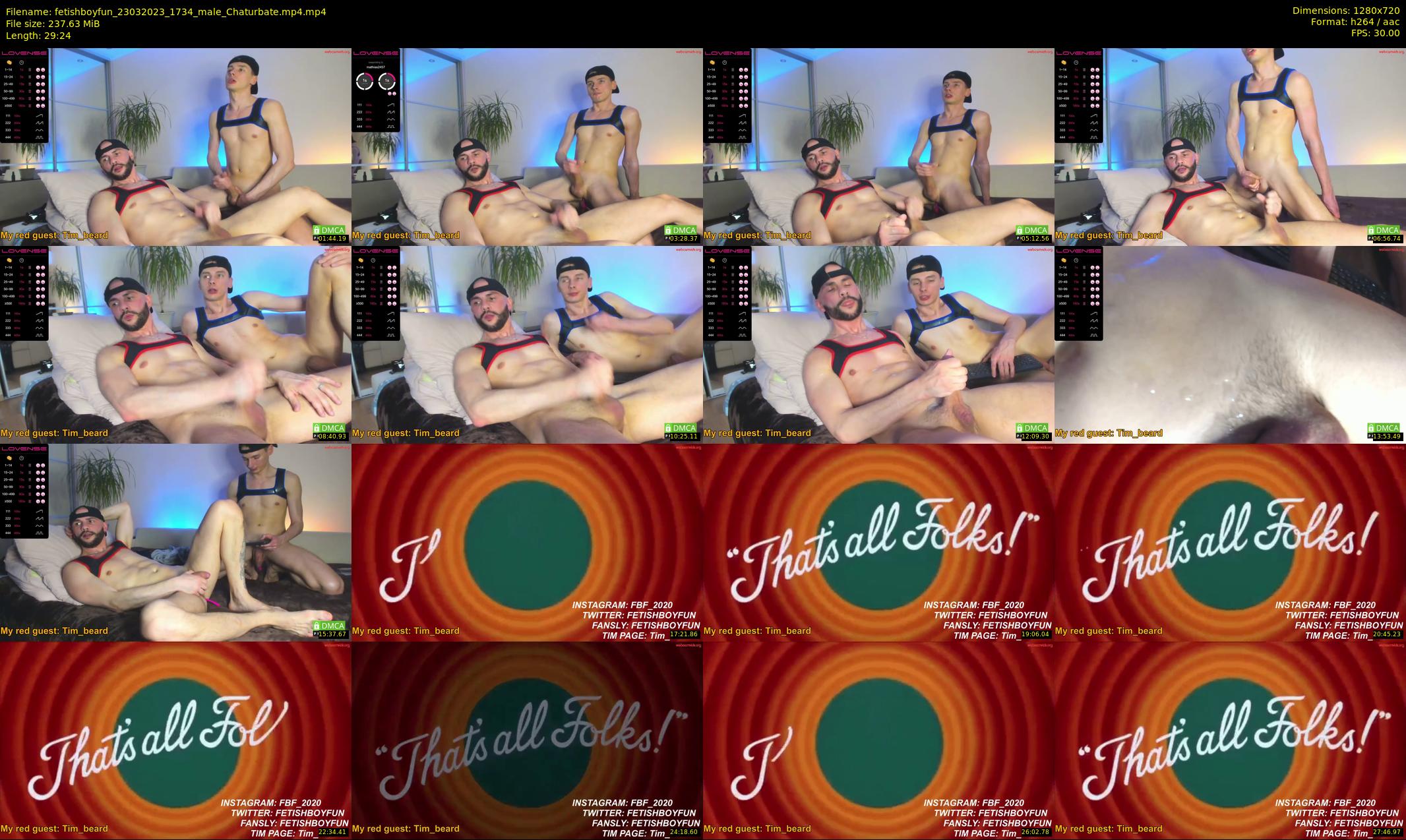 fetishboyfun — 30 minute Chaturbate male cam show recording, 720p, Mar 23, 2023