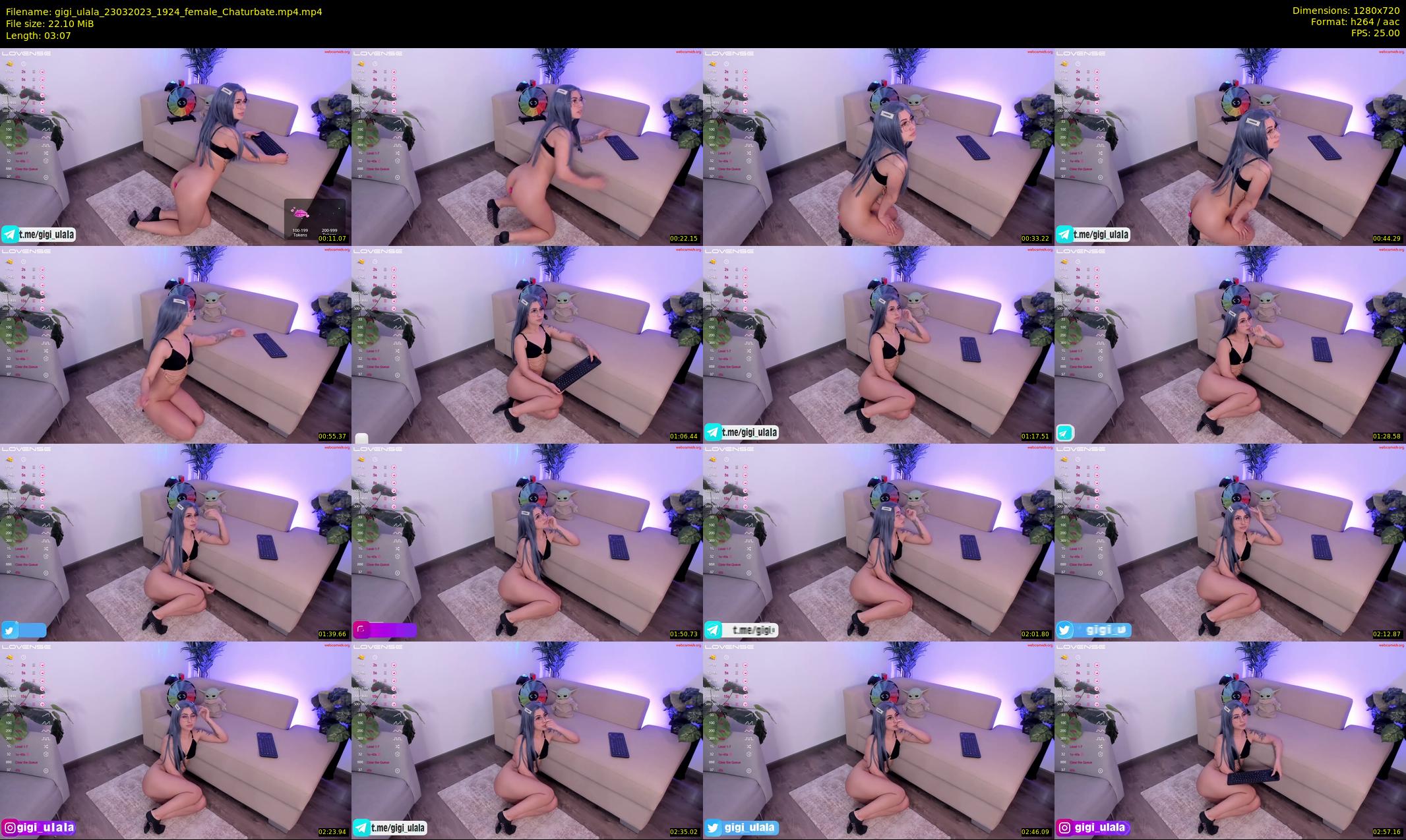 gigi_ulala — 4 minute Chaturbate female cam show recording, 720p, Mar 23, 2023