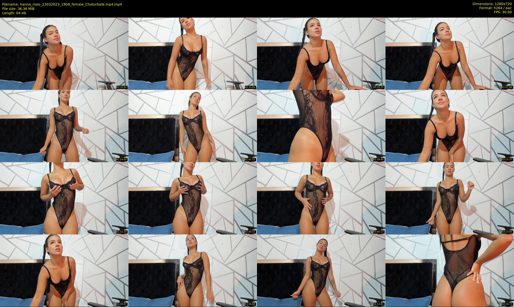 hanna_risso — 5 minute Chaturbate female cam show recording, 720p, Mar 23, 2023