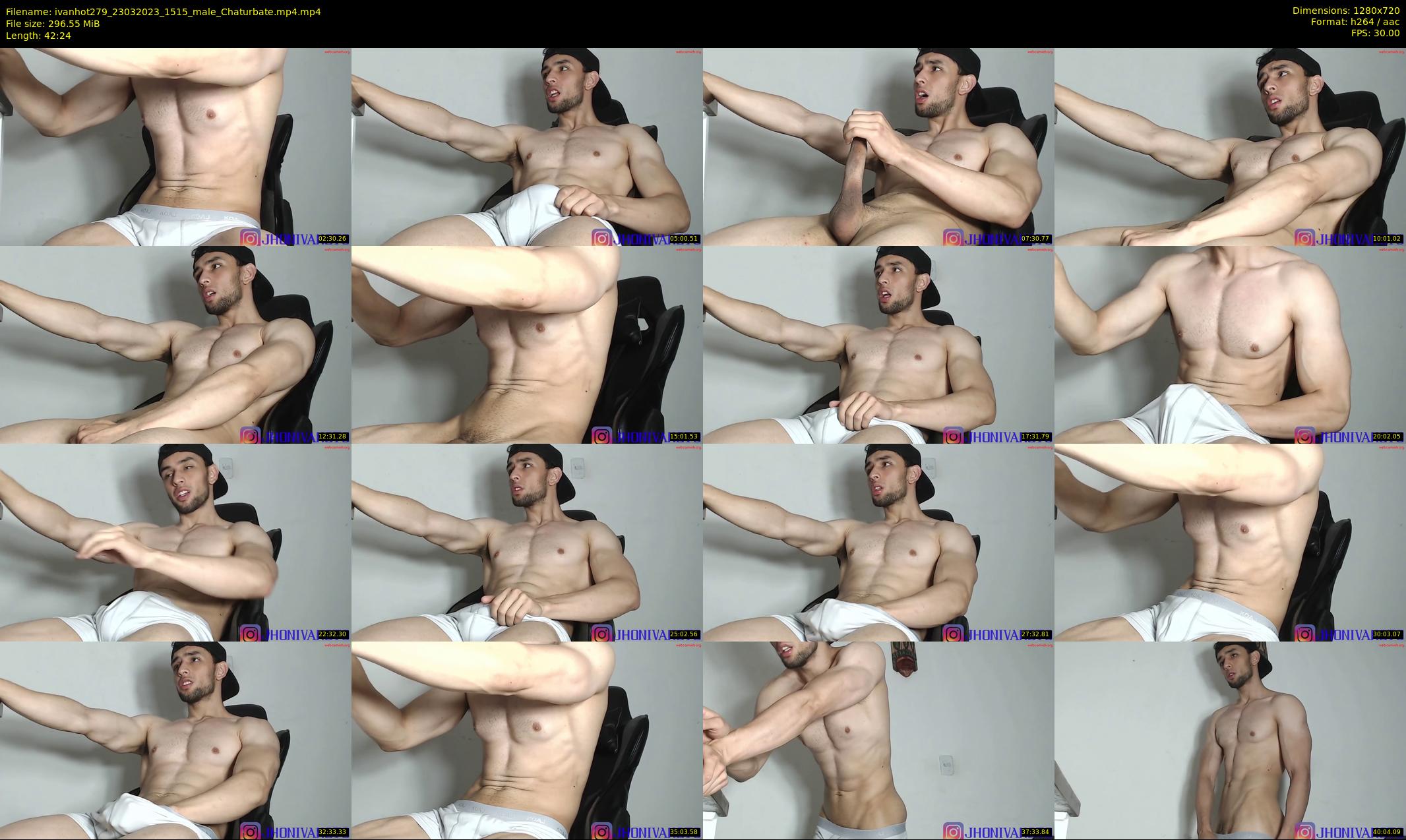 ivanhot279 — 43 minute Chaturbate male cam show recording, 720p, Mar 23, 2023