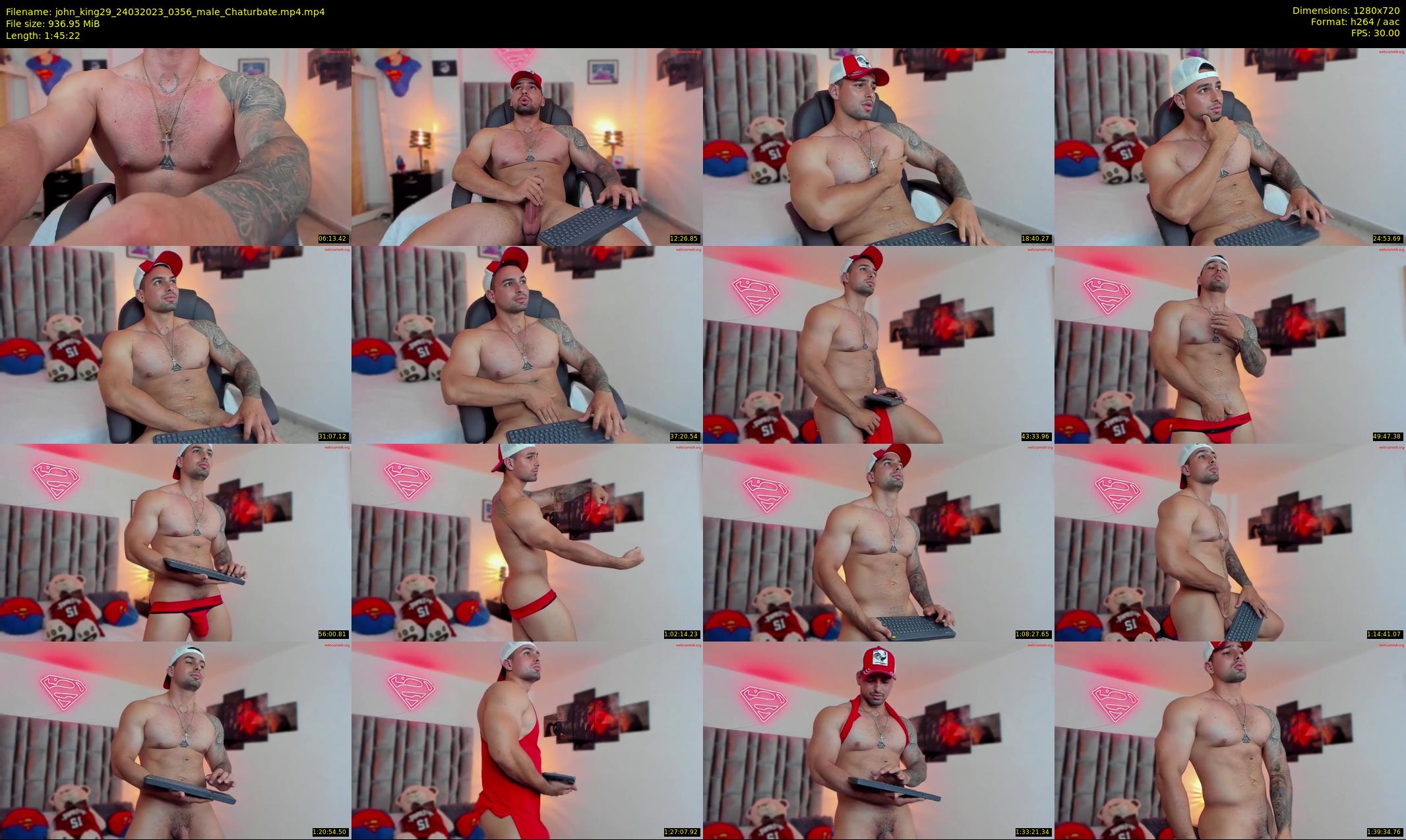 john_king29 — 106 minute Chaturbate male cam show recording, 720p, Mar 24, 2023