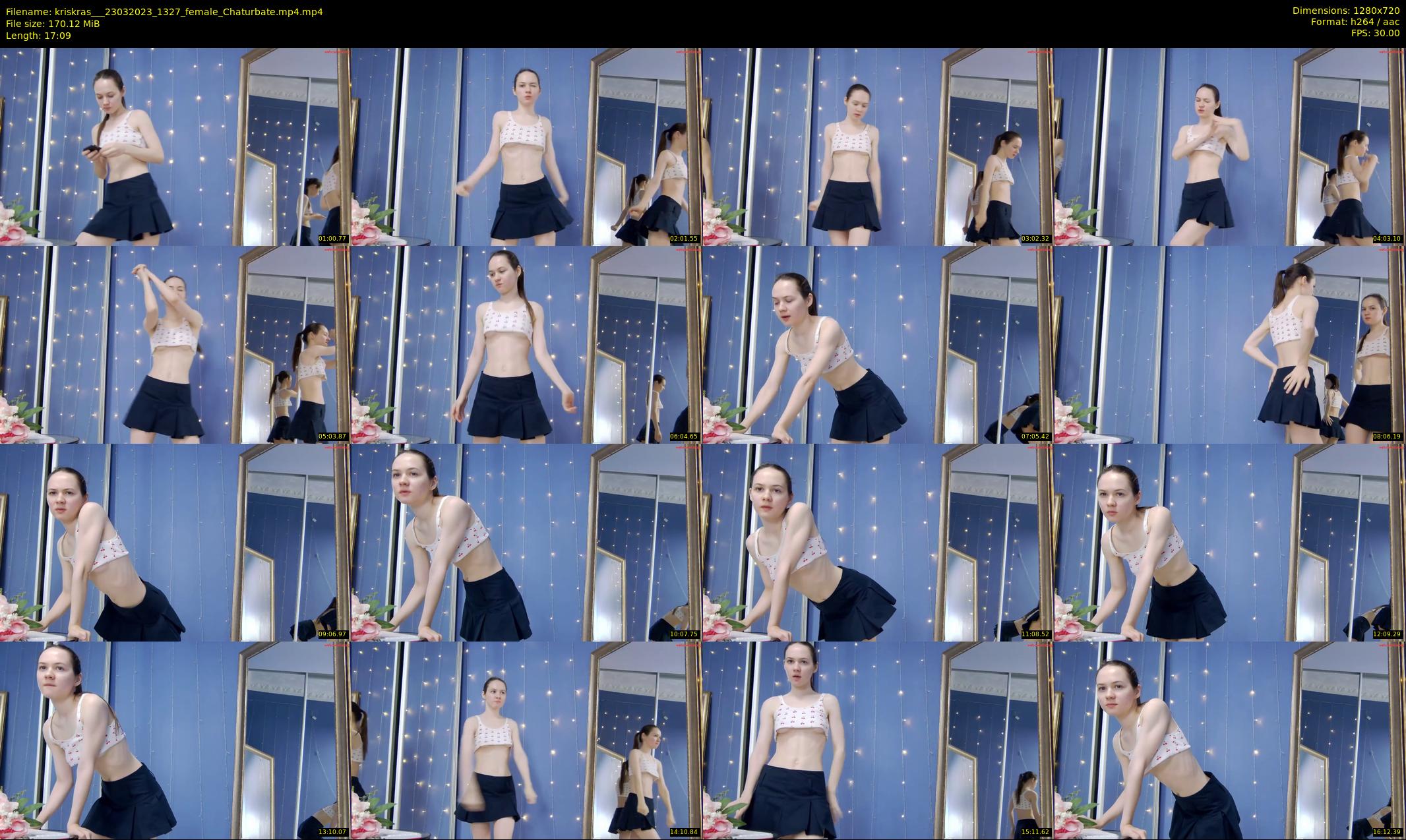 kriskras__ — 18 minute Chaturbate female cam show recording, 720p, Mar 23, 2023