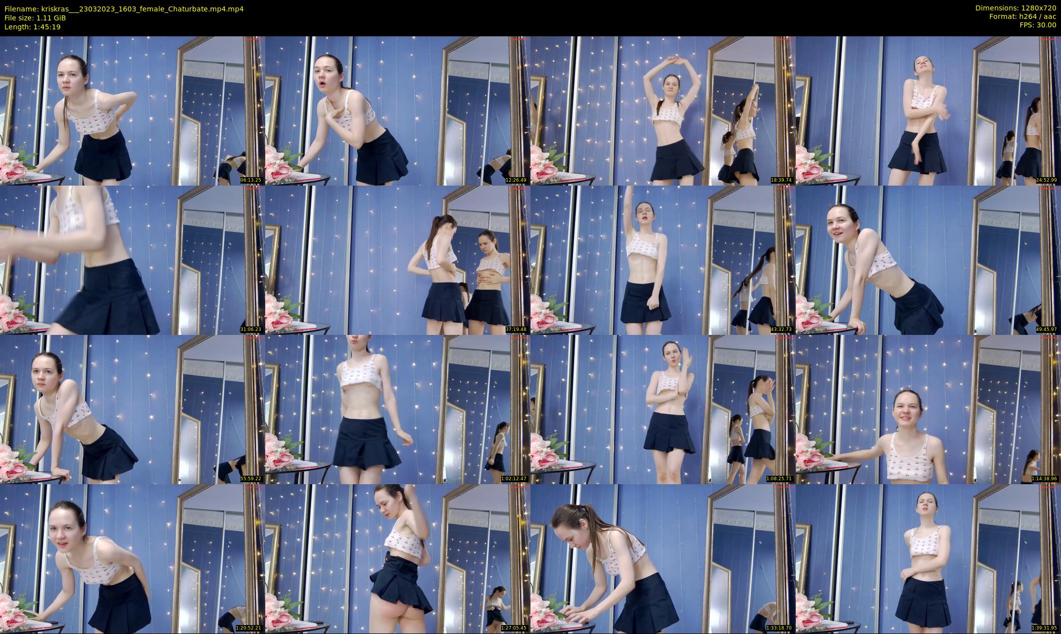 kriskras__ — 106 minute Chaturbate female cam show recording, 720p, Mar 23, 2023
