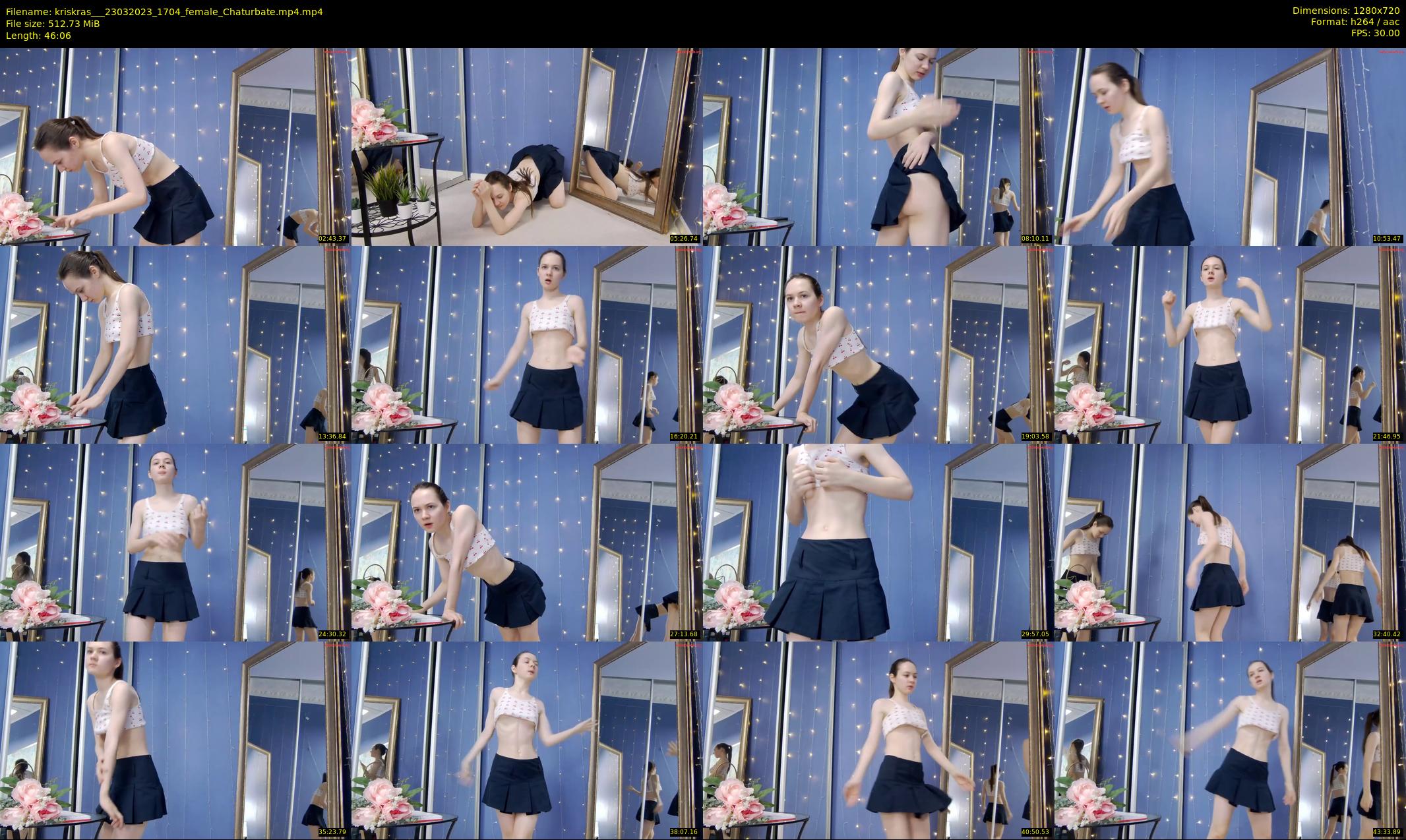 kriskras__ — 47 minute Chaturbate female cam show recording, 720p, Mar 23, 2023