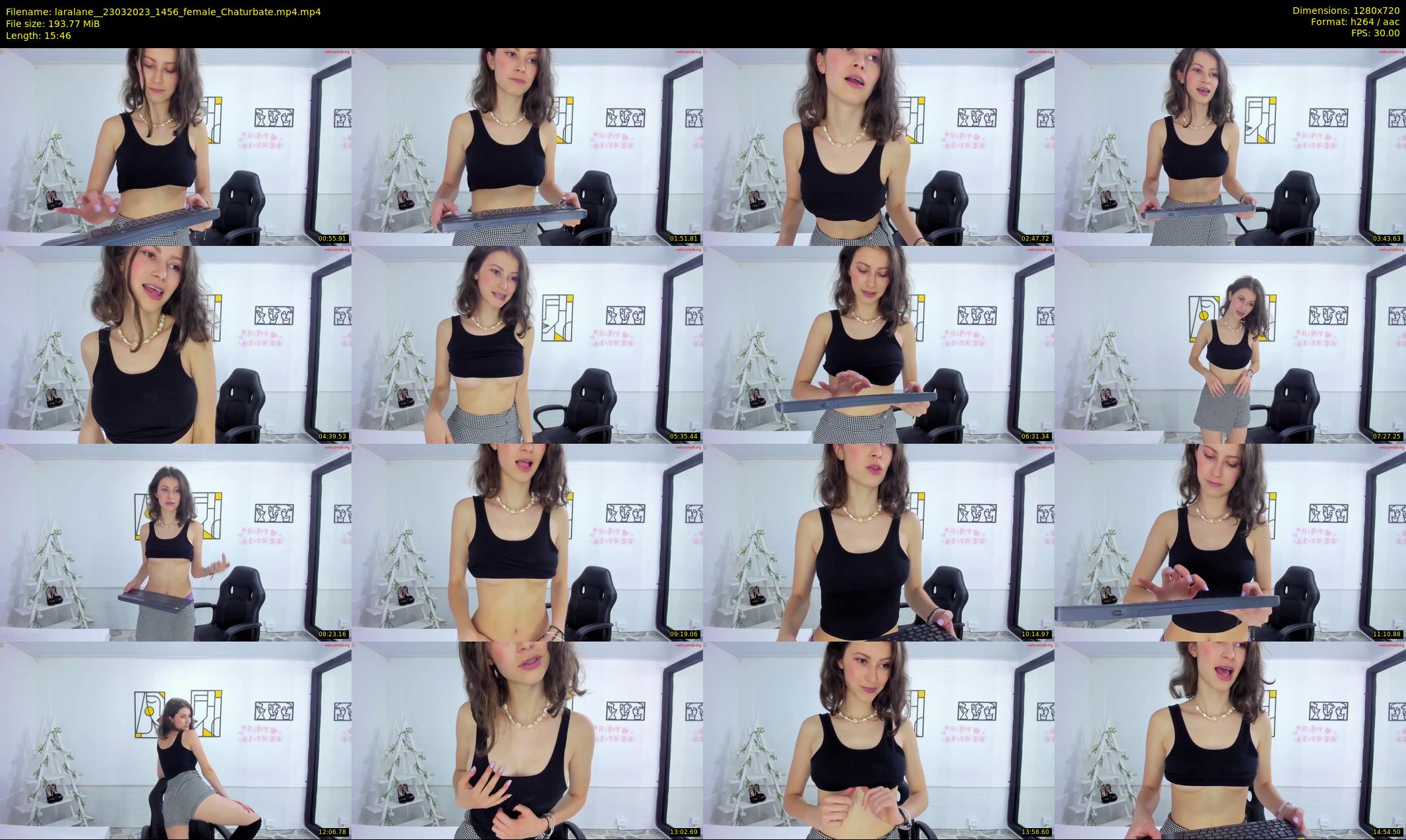 laralane_ — 16 minute Chaturbate female cam show recording, 720p, Mar 23, 2023