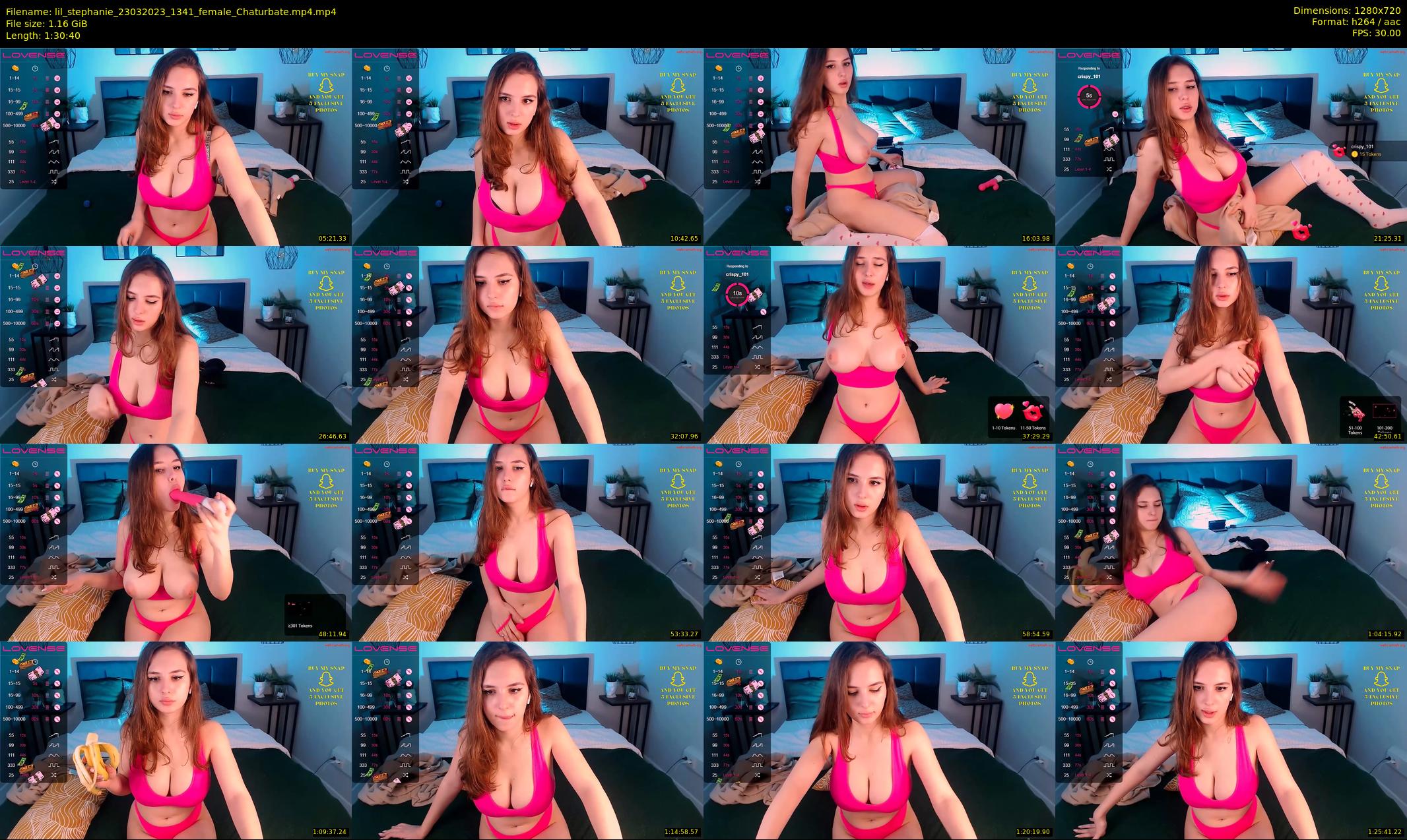 lil_stephanie — 91 minute Chaturbate female cam show recording, 720p, Mar 23, 2023
