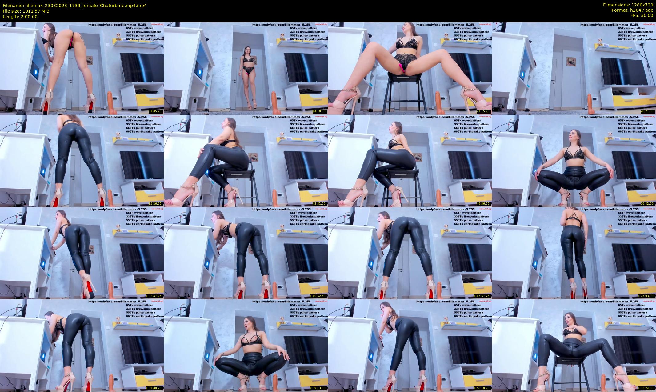 lillemax — 120 minute Chaturbate female cam show recording, 720p, Mar 23, 2023