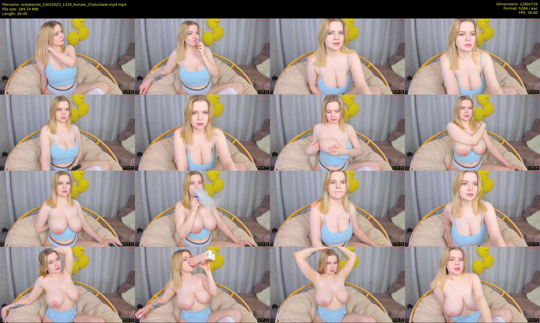 lovlybambi — 27 minute Chaturbate female cam show recording, 720p, Mar 23, 2023