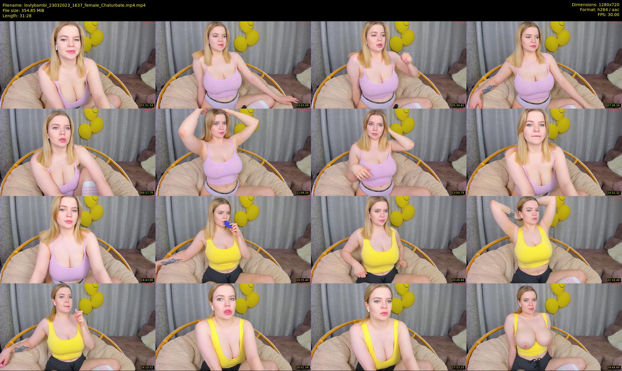lovlybambi — 32 minute Chaturbate female cam show recording, 720p, Mar 23, 2023