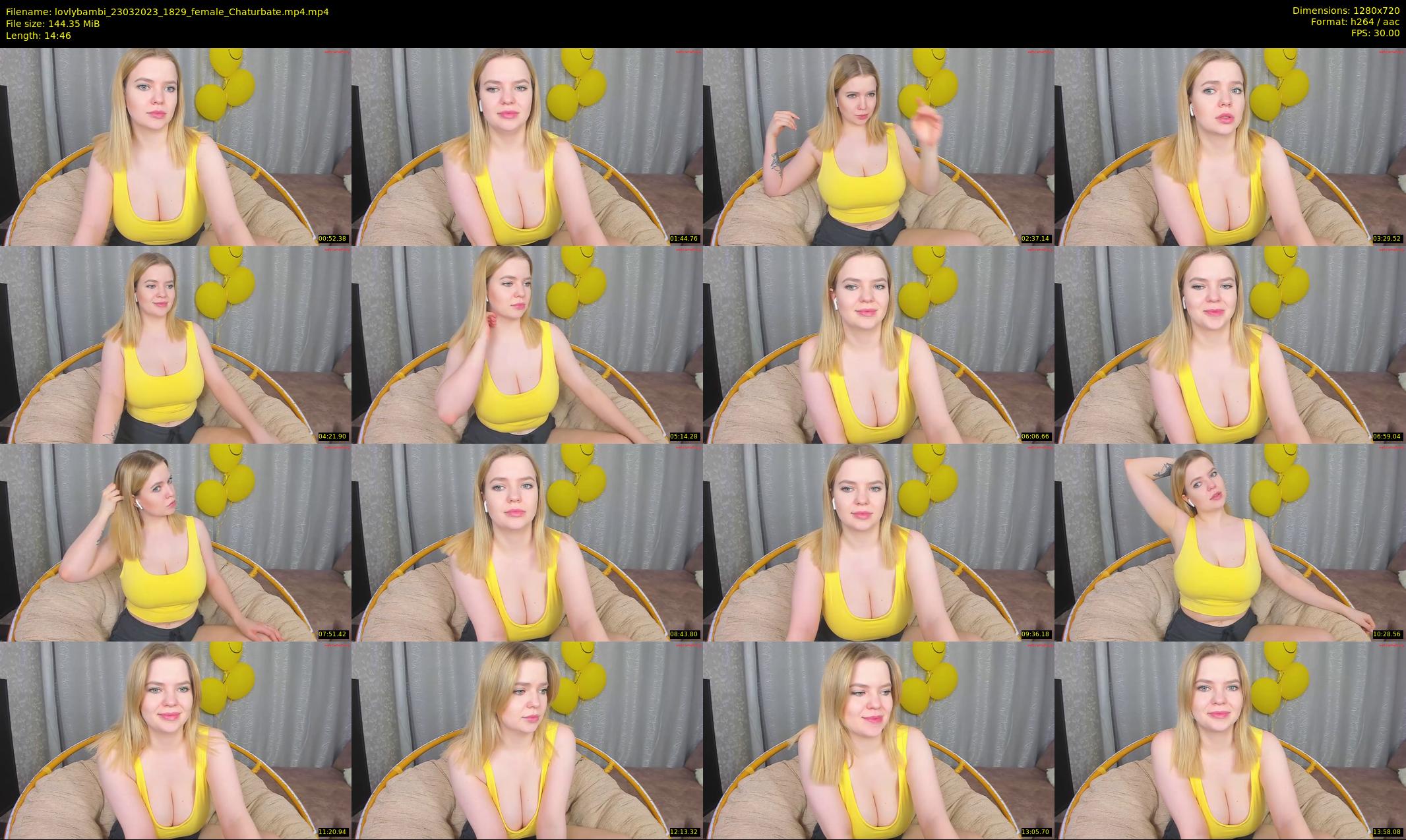 lovlybambi — 15 minute Chaturbate female cam show recording, 720p, Mar 23, 2023