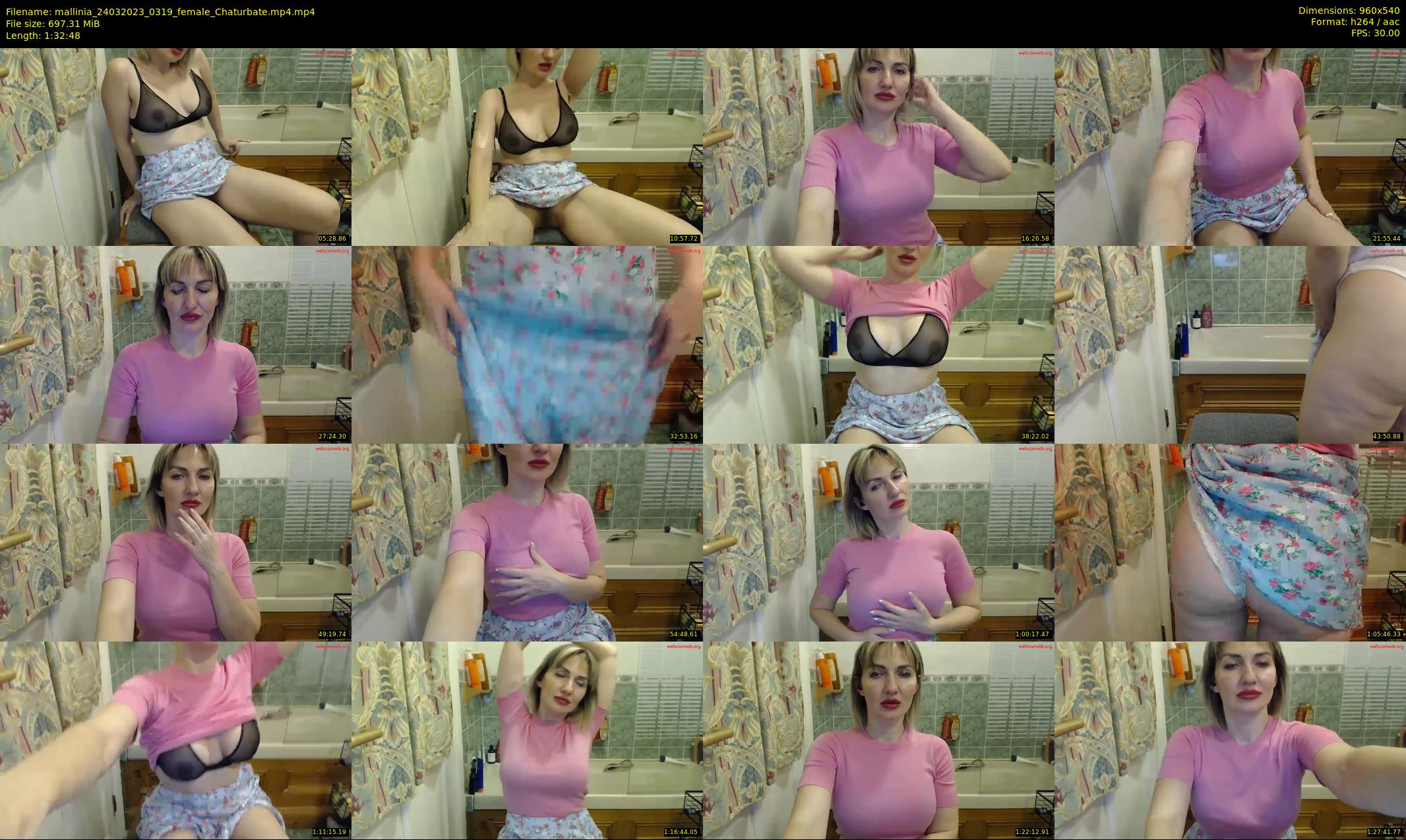 mallinia — 93 minute Chaturbate female cam show recording, 480p, Mar 24, 2023