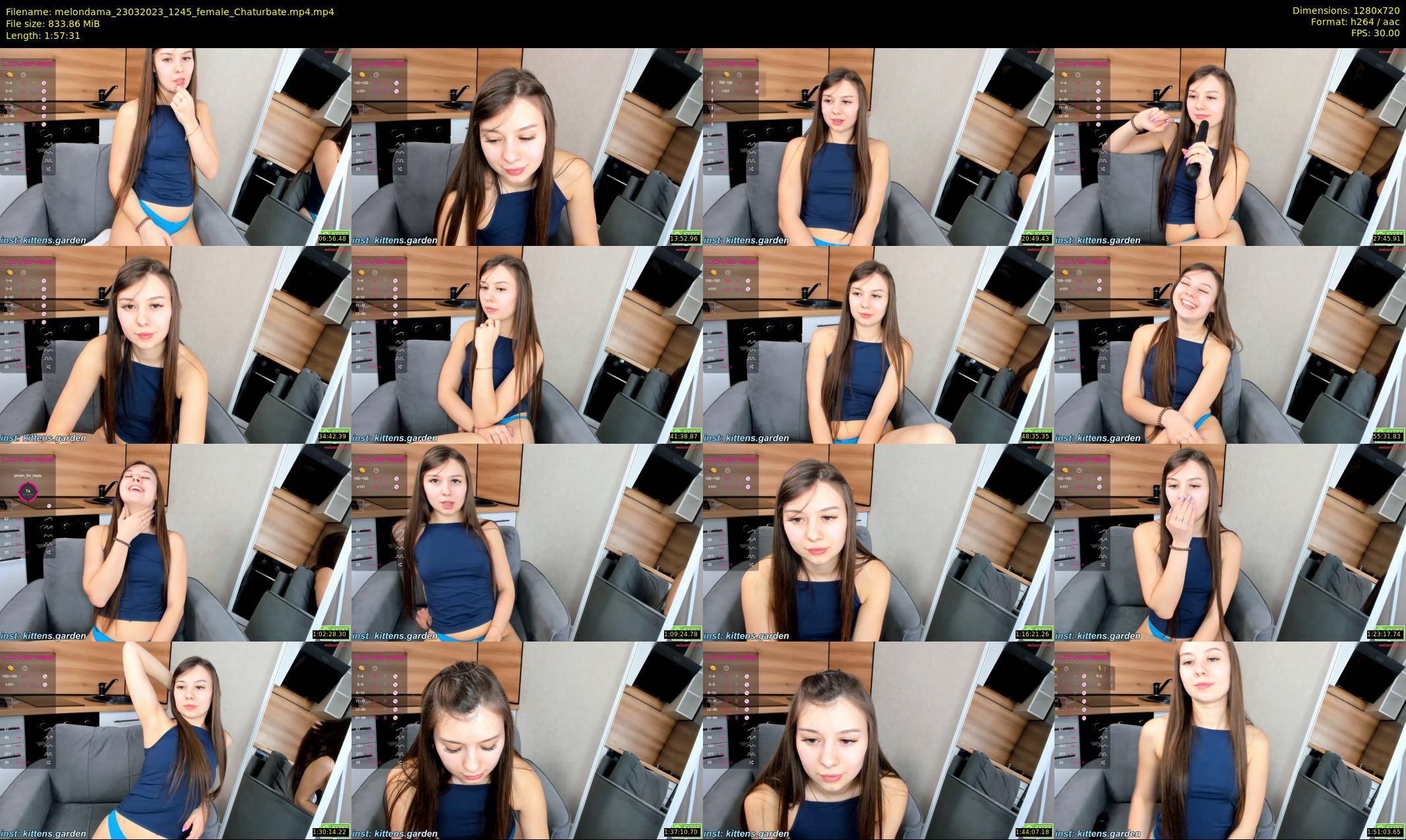 melondama — 118 minute Chaturbate female cam show recording, 720p, Mar 23, 2023