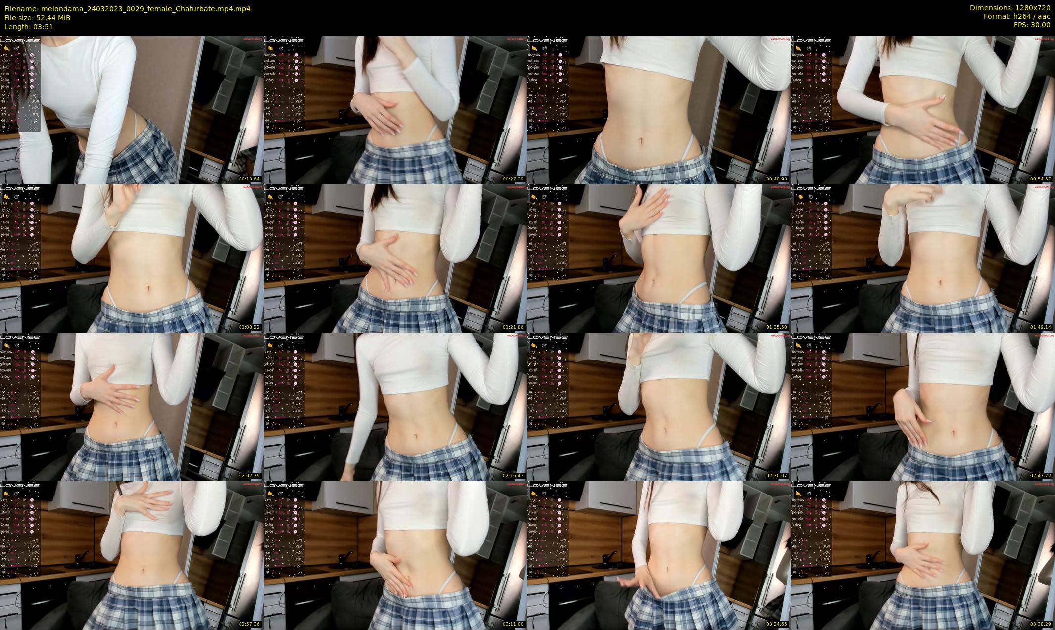 melondama — 4 minute Chaturbate female cam show recording, 720p, Mar 24, 2023