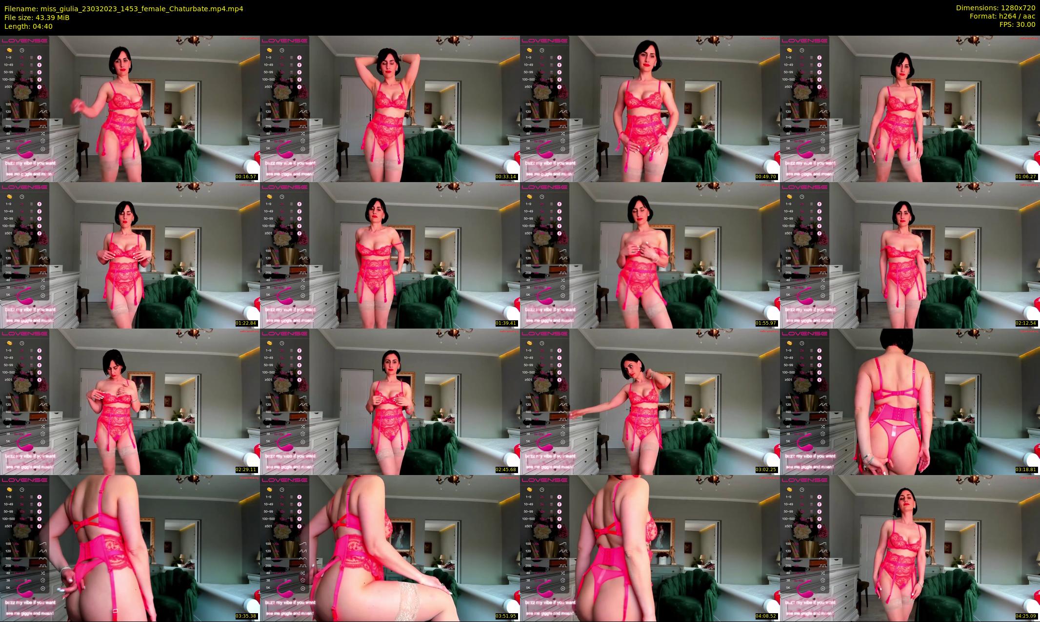 miss_giulia — 5 minute Chaturbate female cam show recording, 720p, Mar 23, 2023