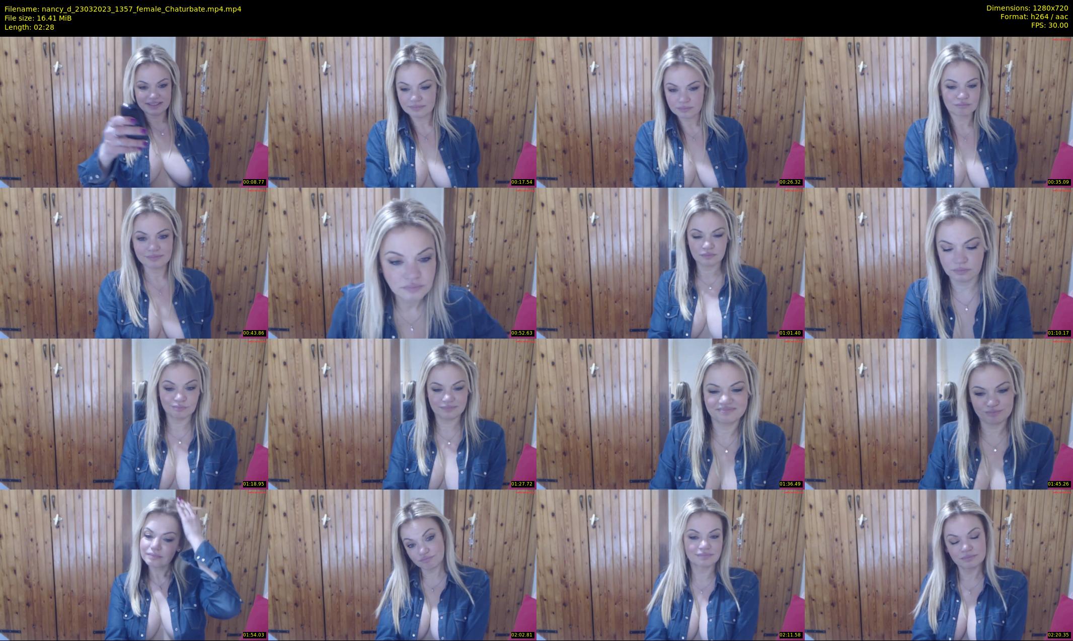 nancy_d — 3 minute Chaturbate female cam show recording, 720p, Mar 23, 2023