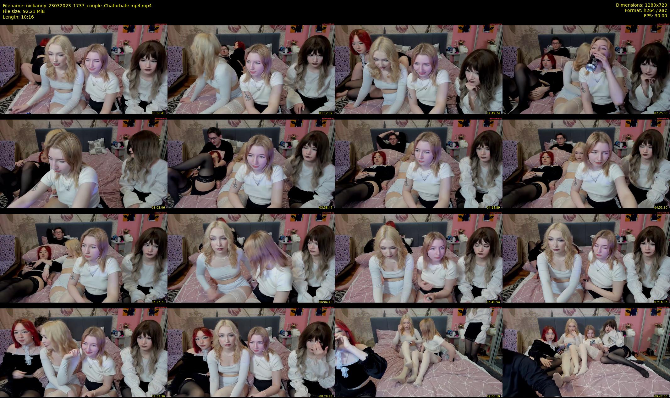 nickanny — 11 minute Chaturbate couple cam show recording, 720p, Mar 23, 2023