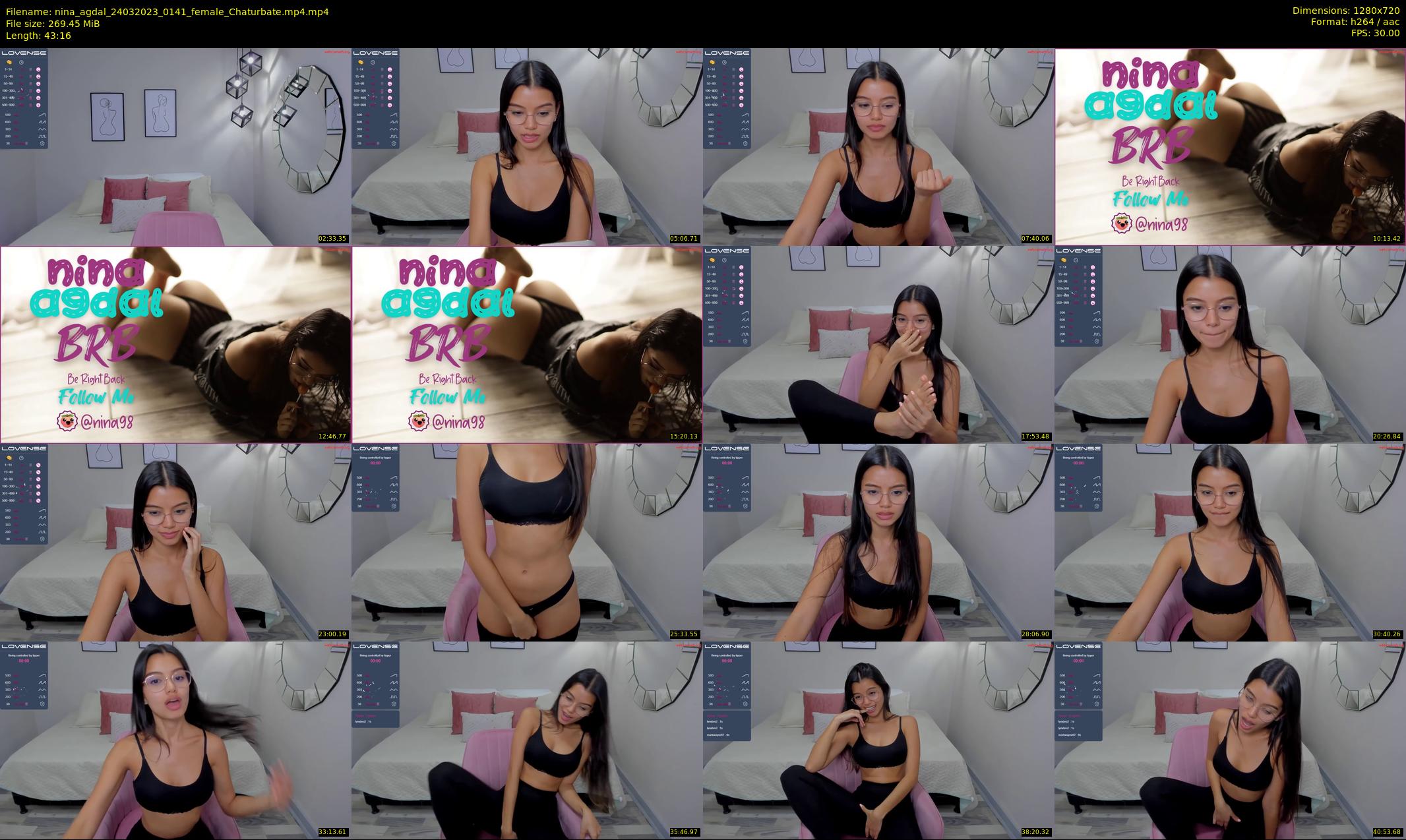 nina_agdal — 44 minute Chaturbate female cam show recording, 720p, Mar 24, 2023