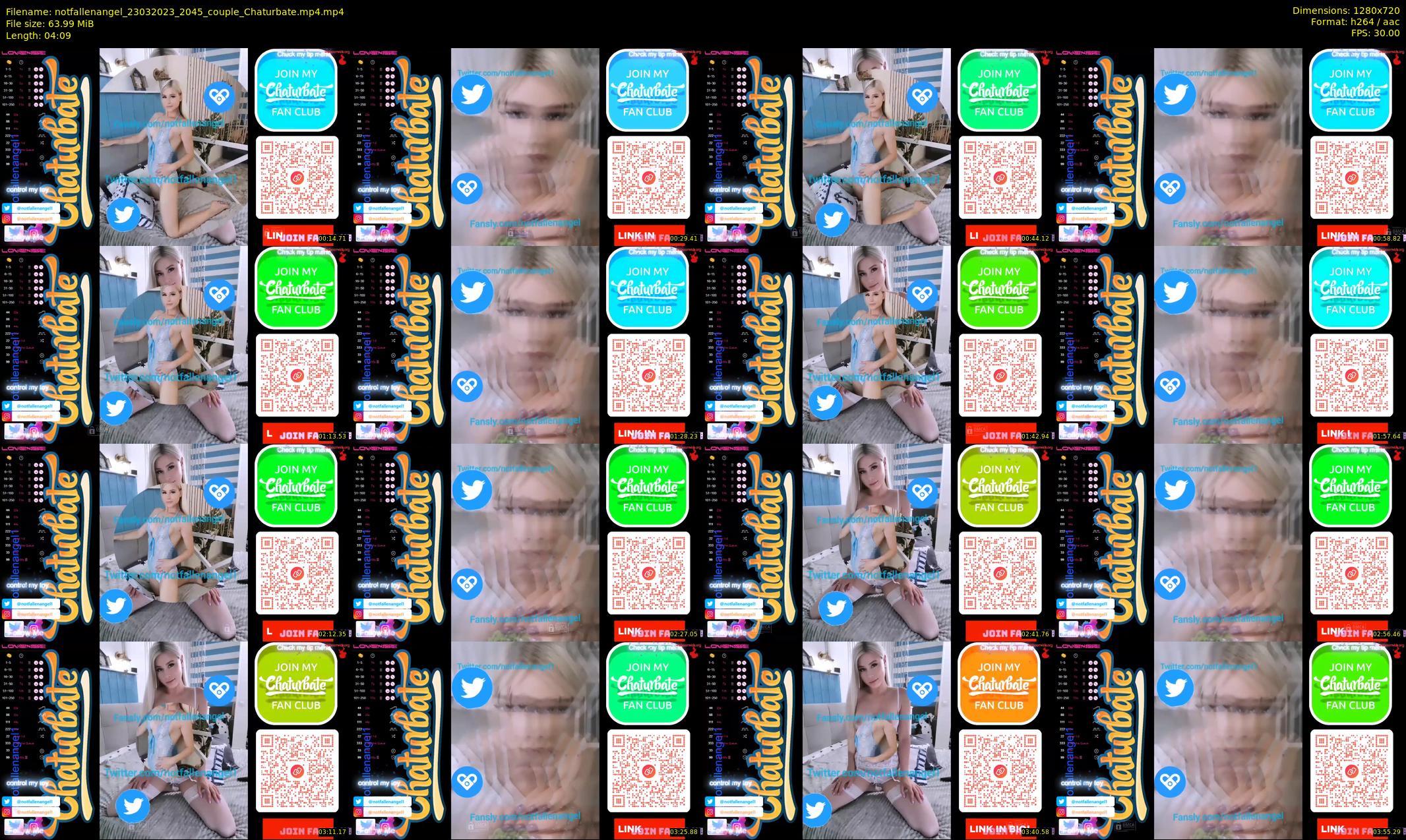 notfallenangel — 5 minute Chaturbate couple cam show recording, 720p, Mar 23, 2023