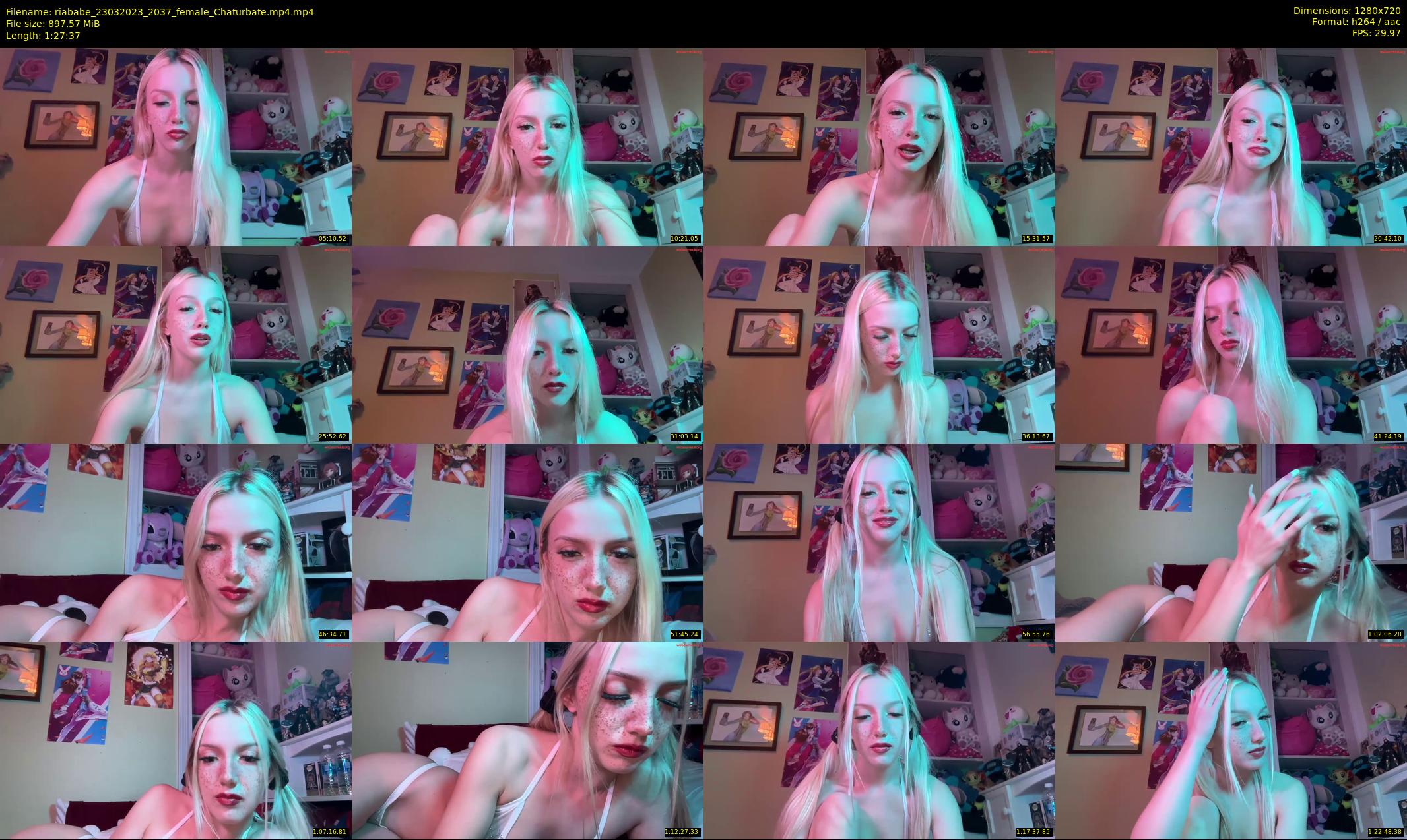 riababe — 88 minute Chaturbate female cam show recording, 720p, Mar 23, 2023