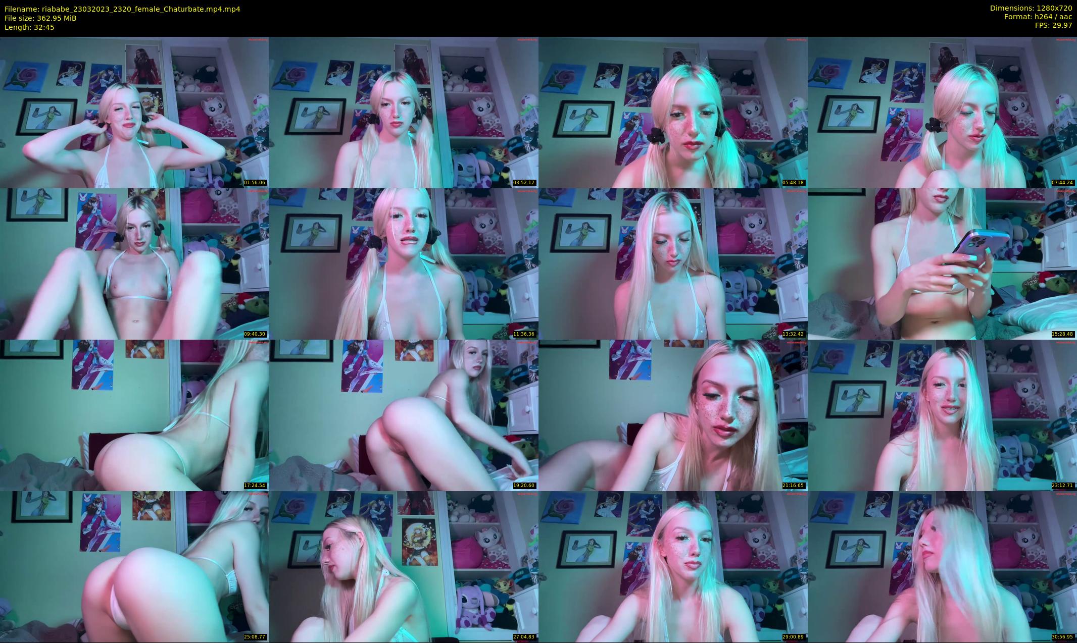 riababe — 33 minute Chaturbate female cam show recording, 720p, Mar 23, 2023