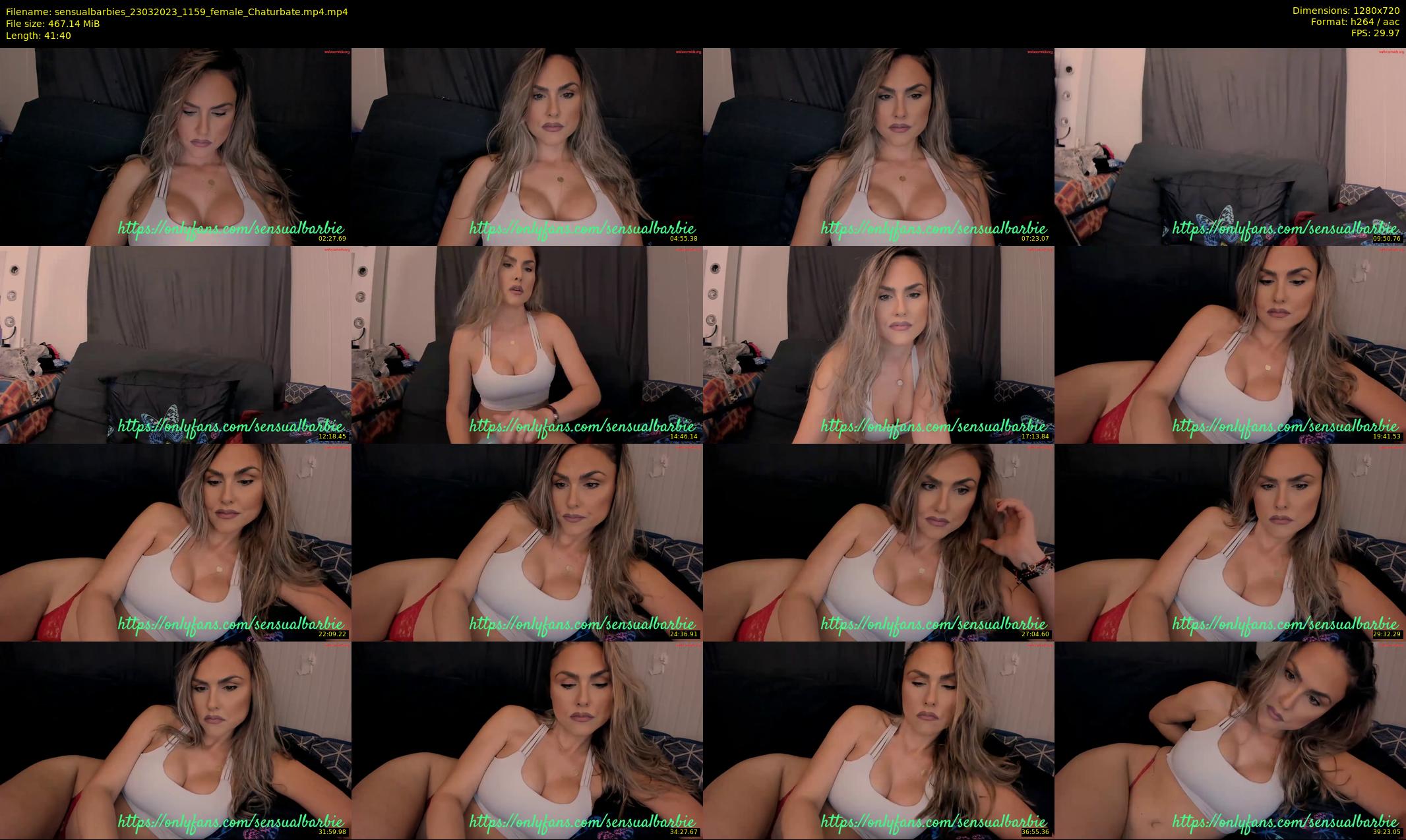 sensualbarbies — 42 minute Chaturbate female cam show recording, 720p, Mar 23, 2023