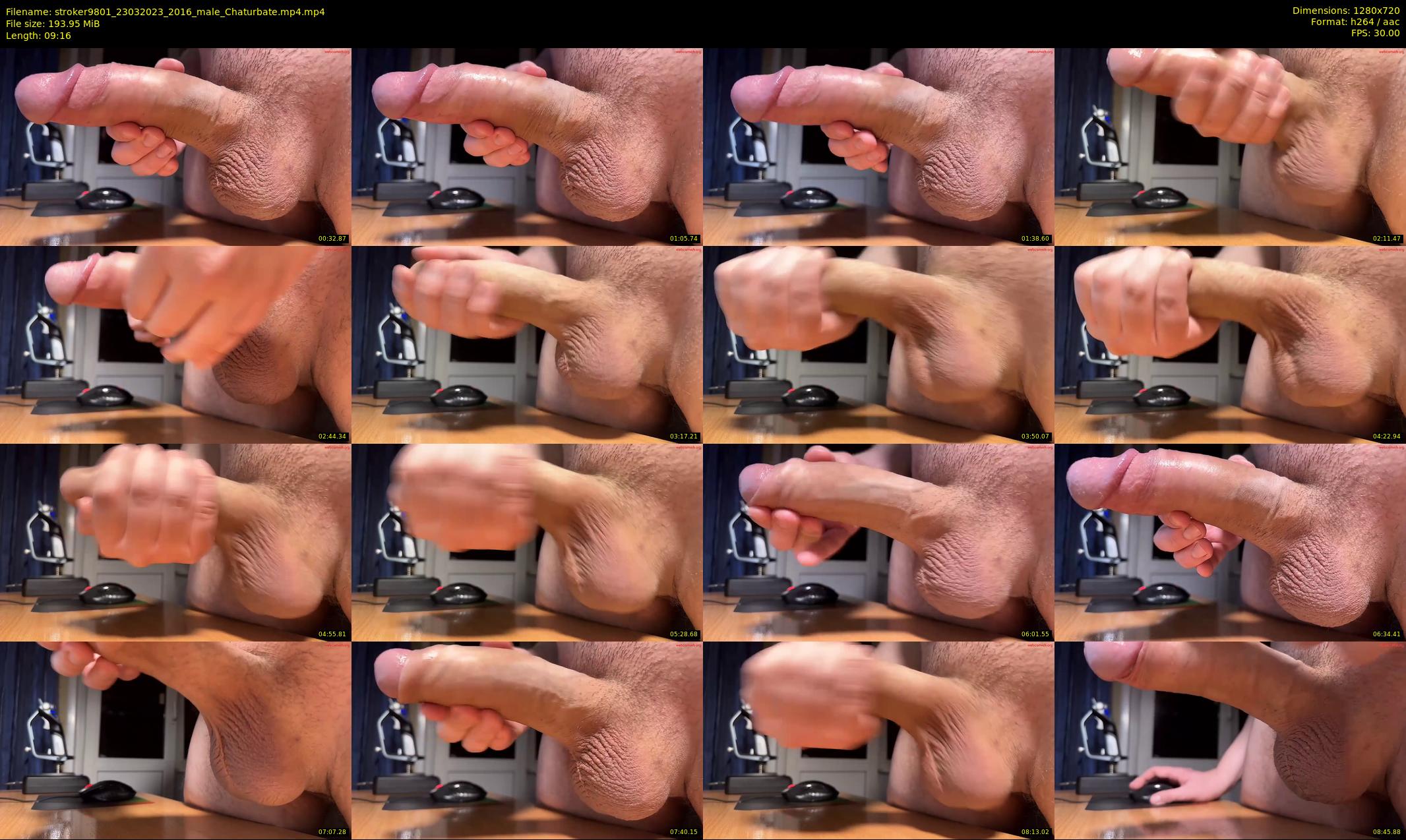 stroker9801 — 10 minute Chaturbate male cam show recording, 720p, Mar 23, 2023