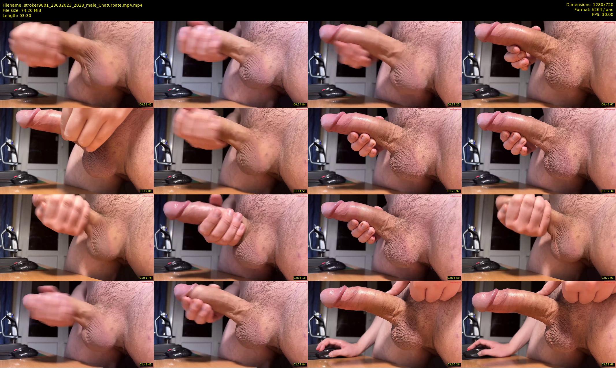 stroker9801 — 4 minute Chaturbate male cam show recording, 720p, Mar 23, 2023