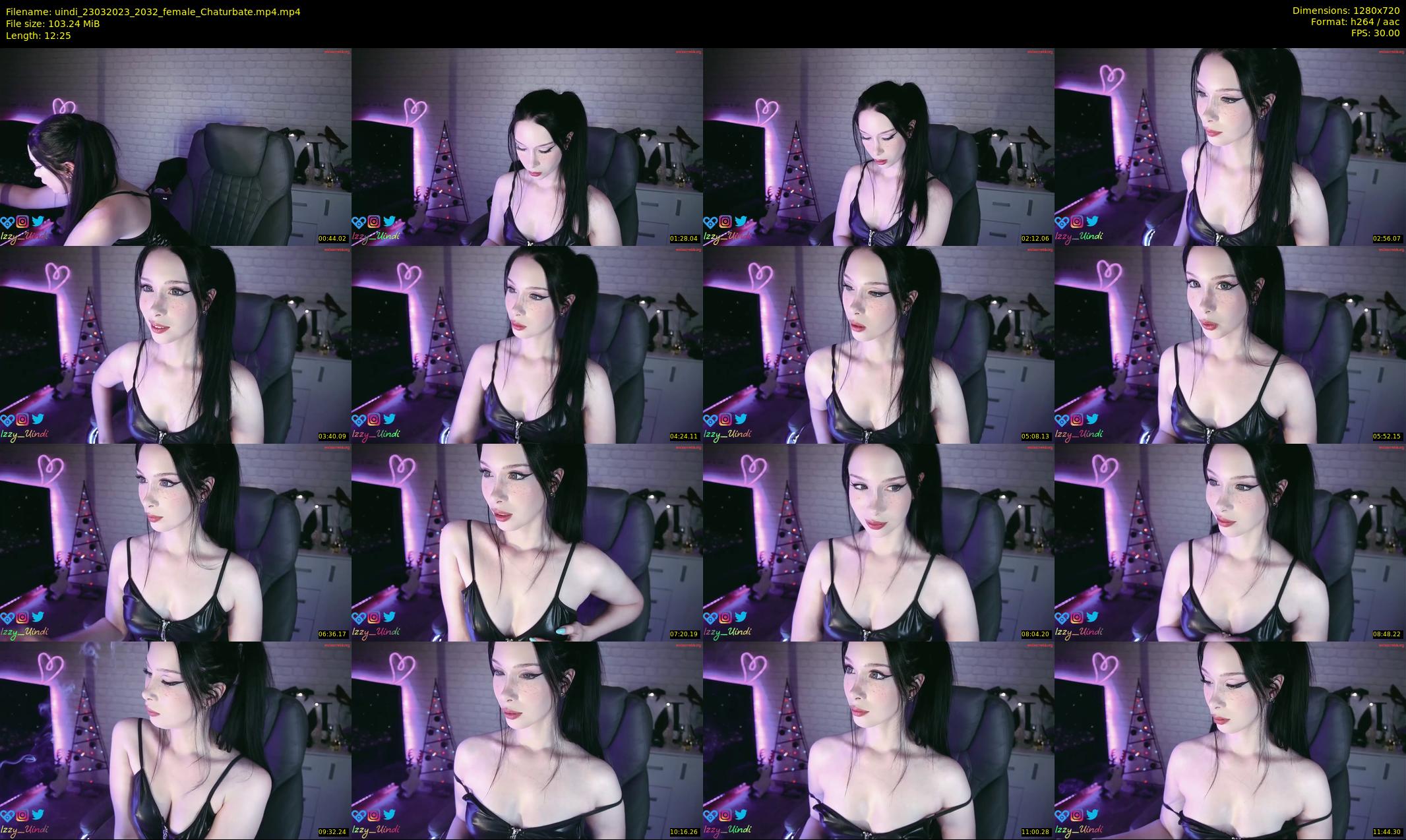 uindi — 13 minute Chaturbate female cam show recording, 720p, Mar 23, 2023
