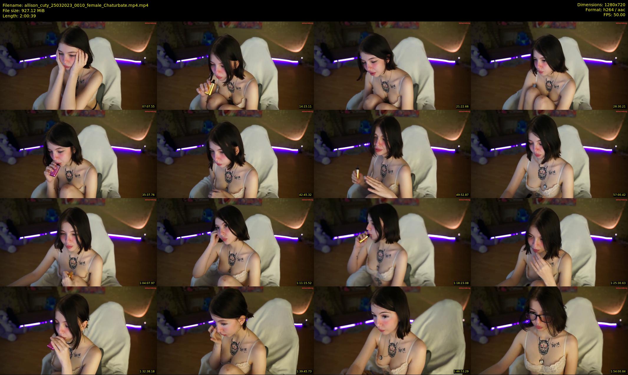 allison_cuty — 121 minute Chaturbate female cam show recording, 720p, Mar 25, 2023