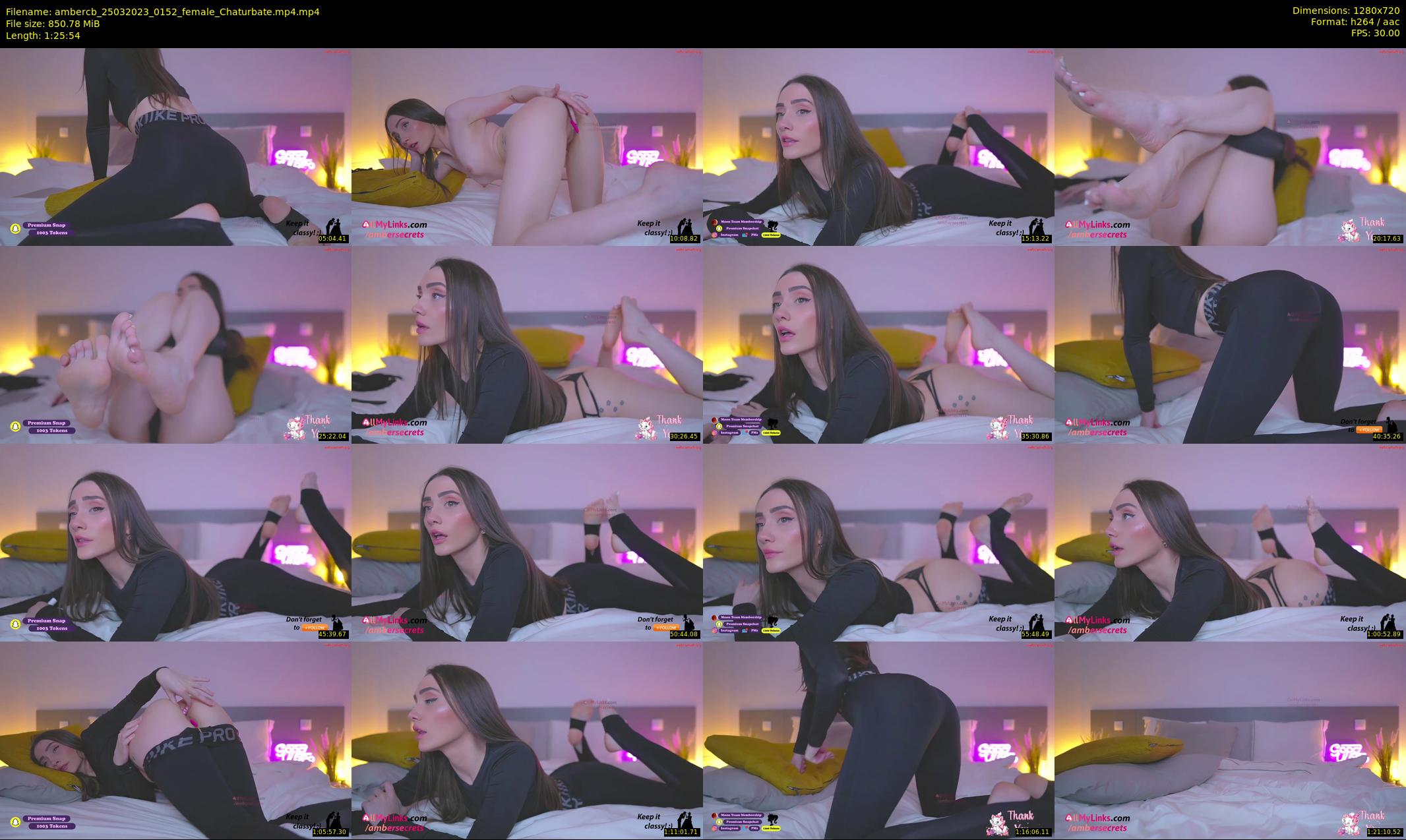 ambercb — 86 minute Chaturbate female cam show recording, 720p, Mar 25, 2023