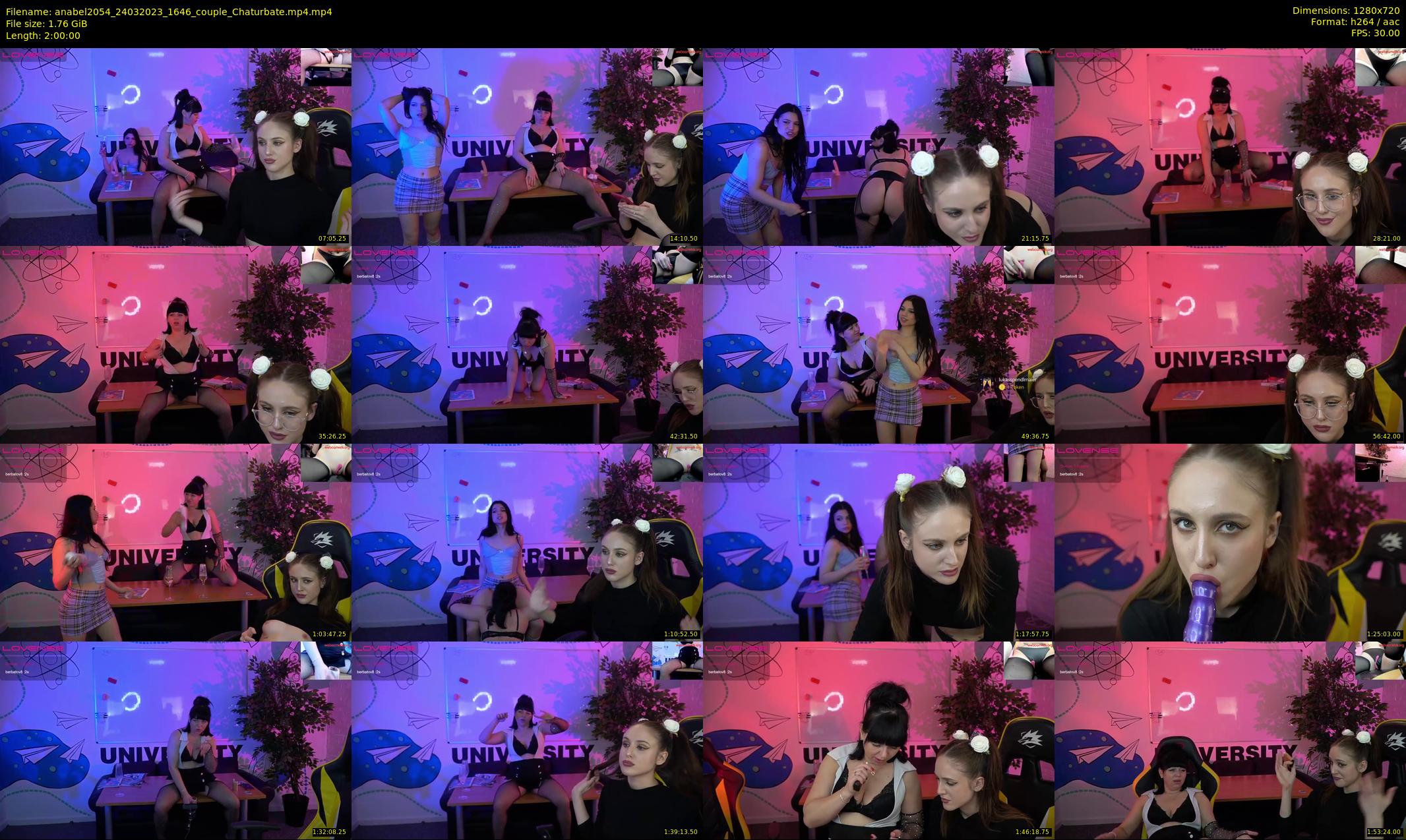 anabel2054 — 120 minute Chaturbate female cam show recording, 720p, Mar 24, 2023
