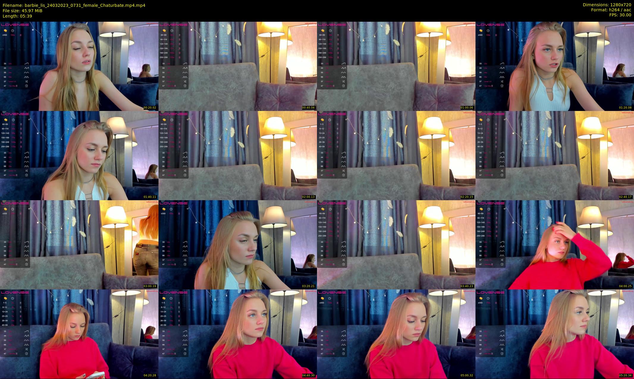 barbie_lis — 6 minute Chaturbate female cam show recording, 720p, Mar 24, 2023
