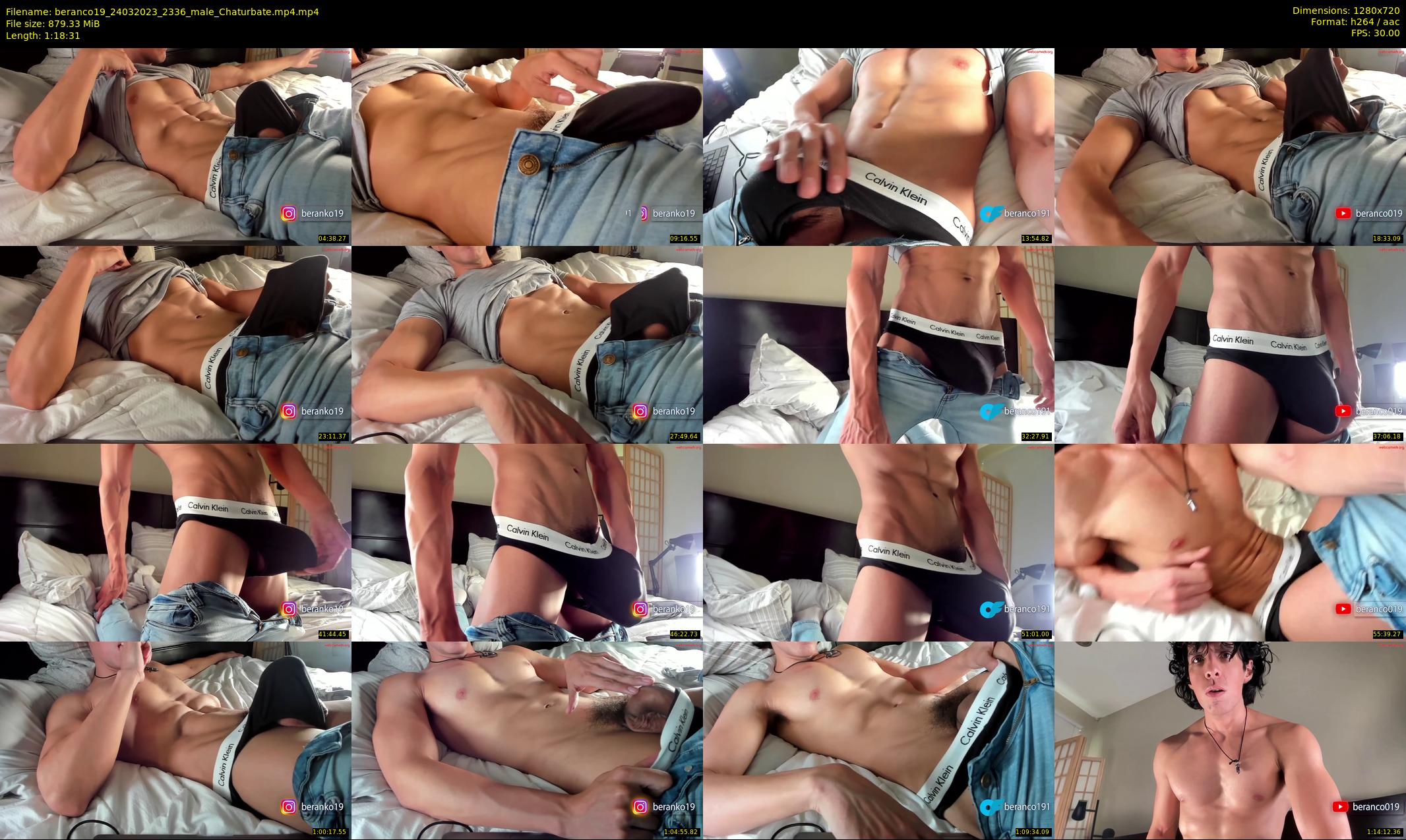 beranco19 — 79 minute Chaturbate male cam show recording, 720p, Mar 24, 2023