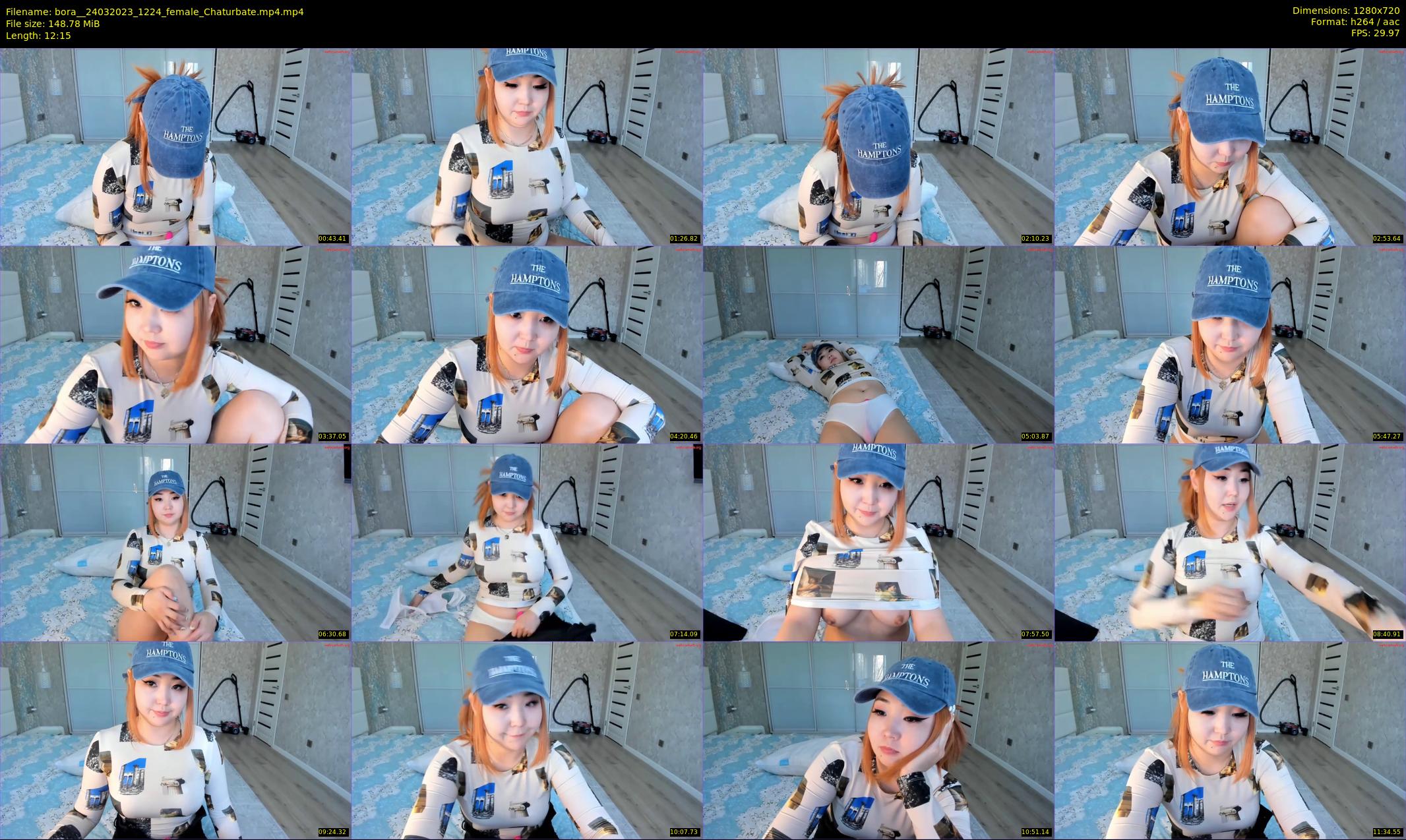 bora_ — 13 minute Chaturbate female cam show recording, 720p, Mar 24, 2023